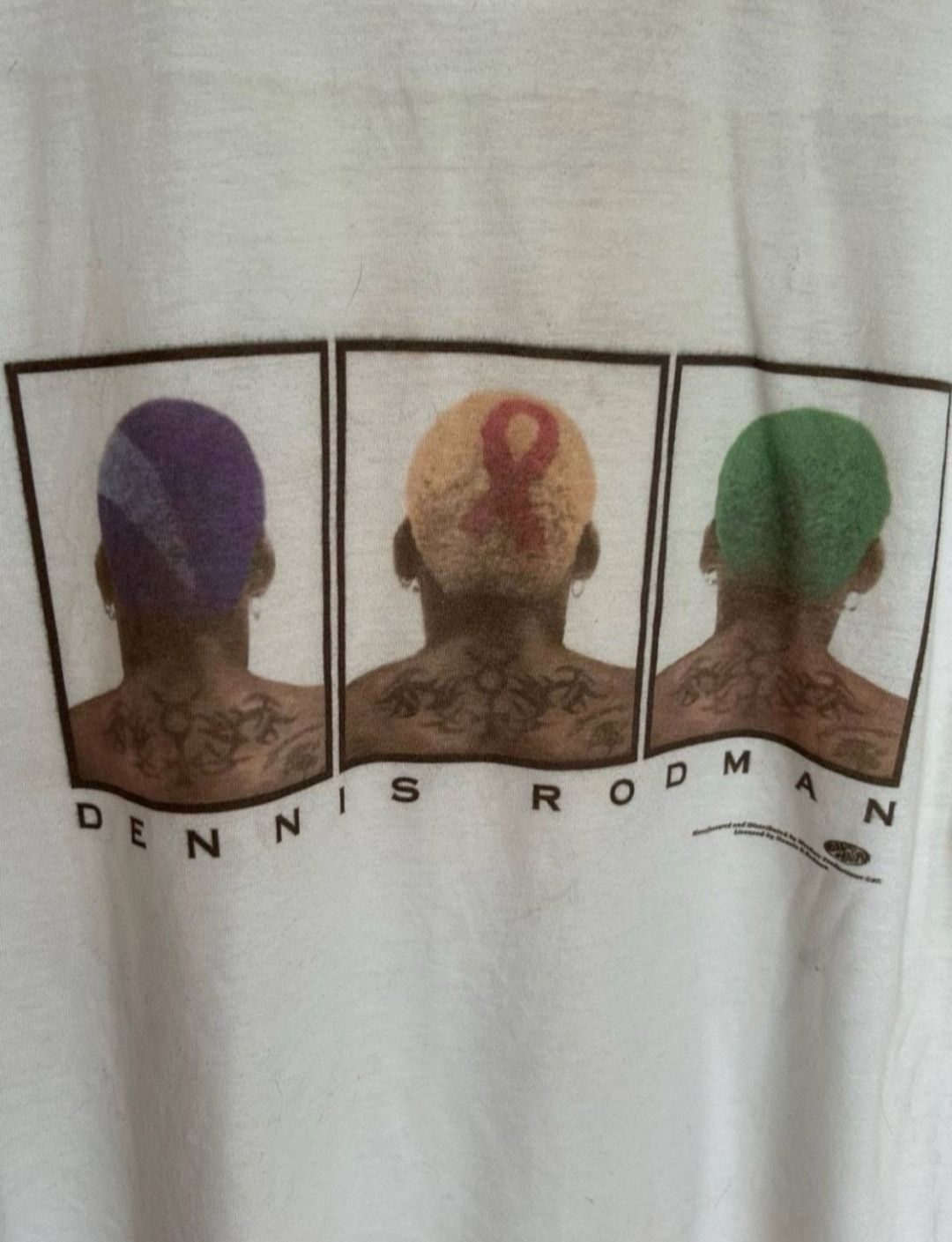 Vintage Vintage Denis Rodman t-shirt Size US L / EU 52-54 / 3 - 4 Thumbnail