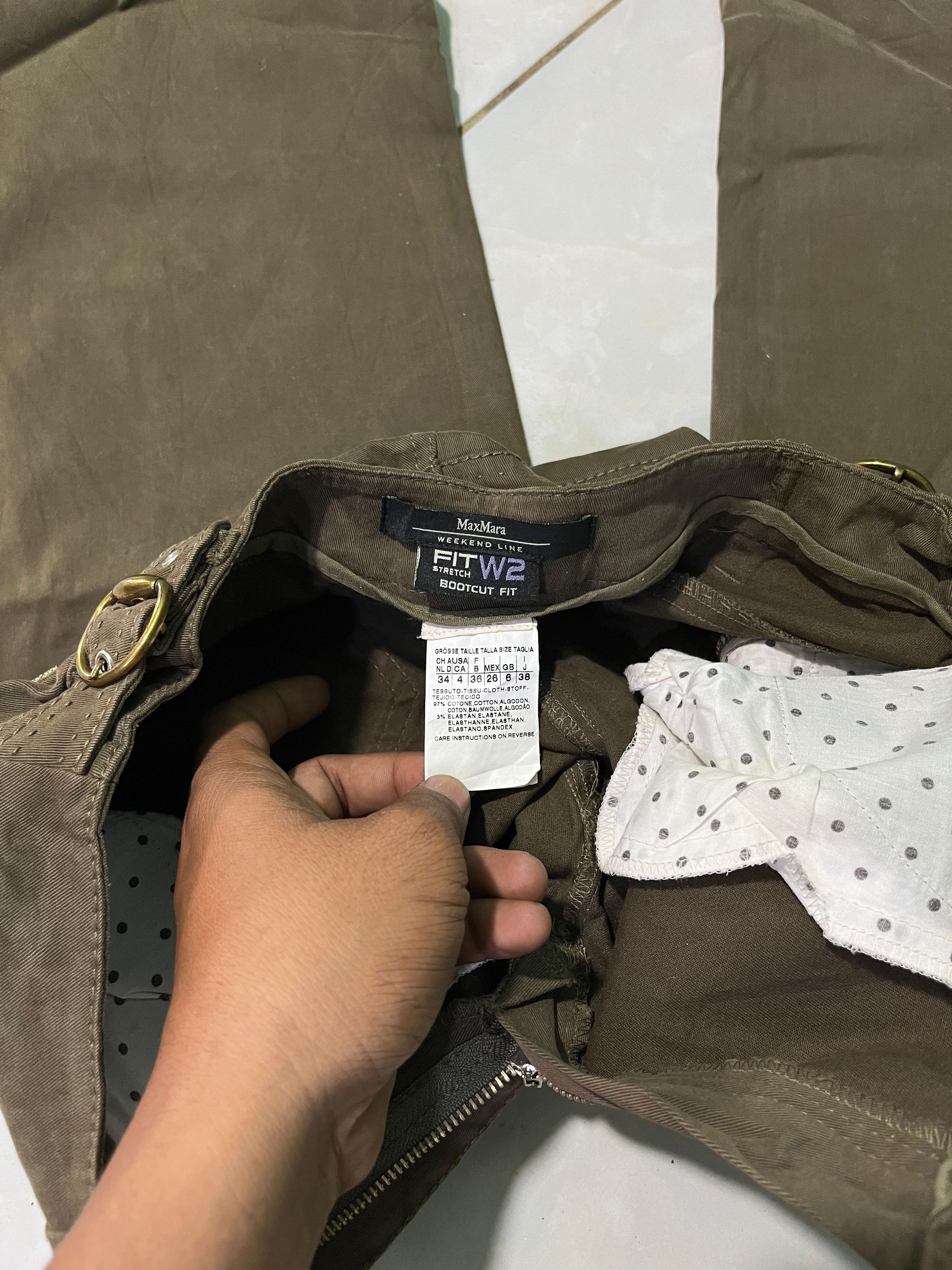 Weekend Max Mara Weekend Max Mara Buckleback Pants Size 26" / US 2 / IT 38 - 6 Thumbnail