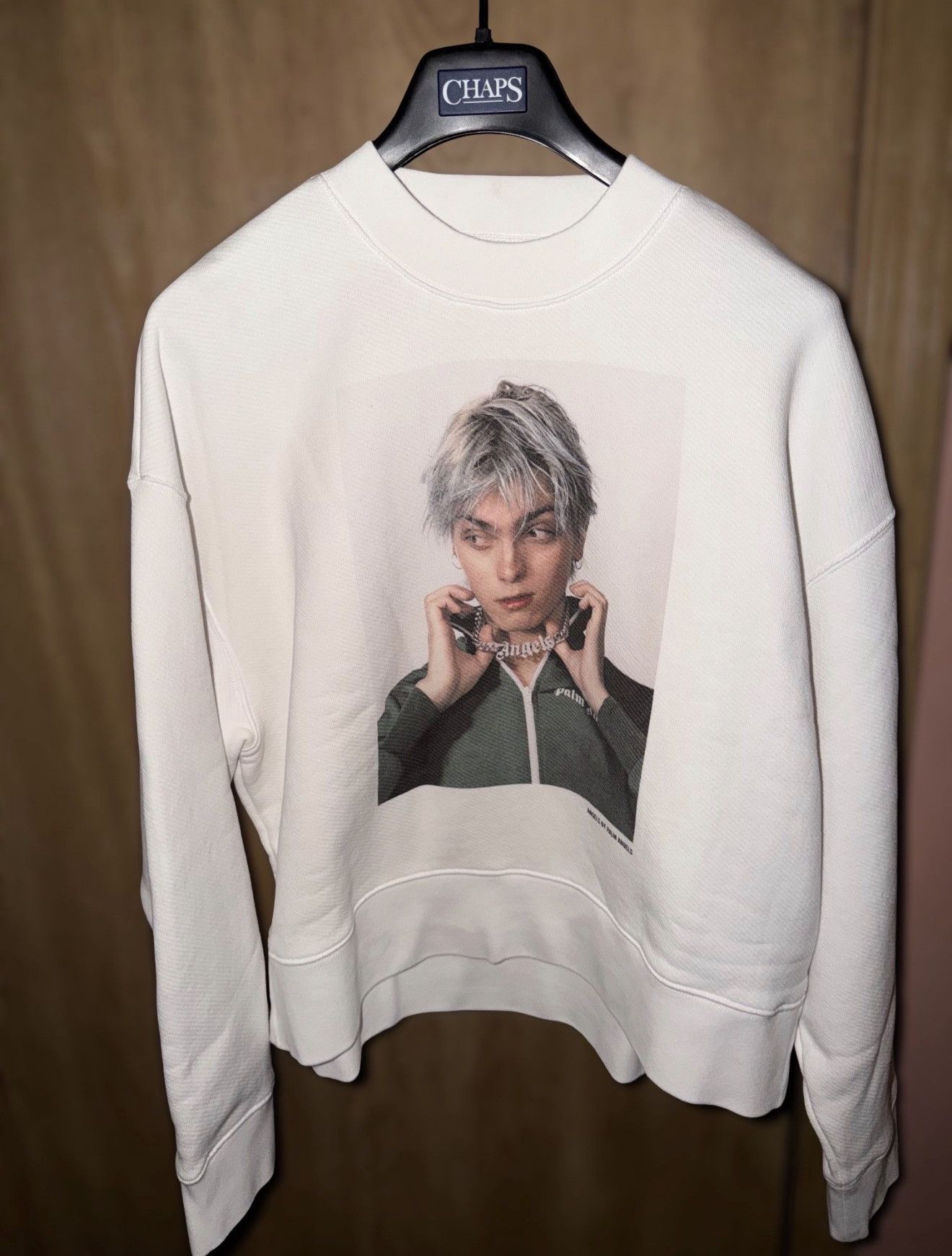 Palm Angels x David Sims Oversized Crewneck NWT COA S-M