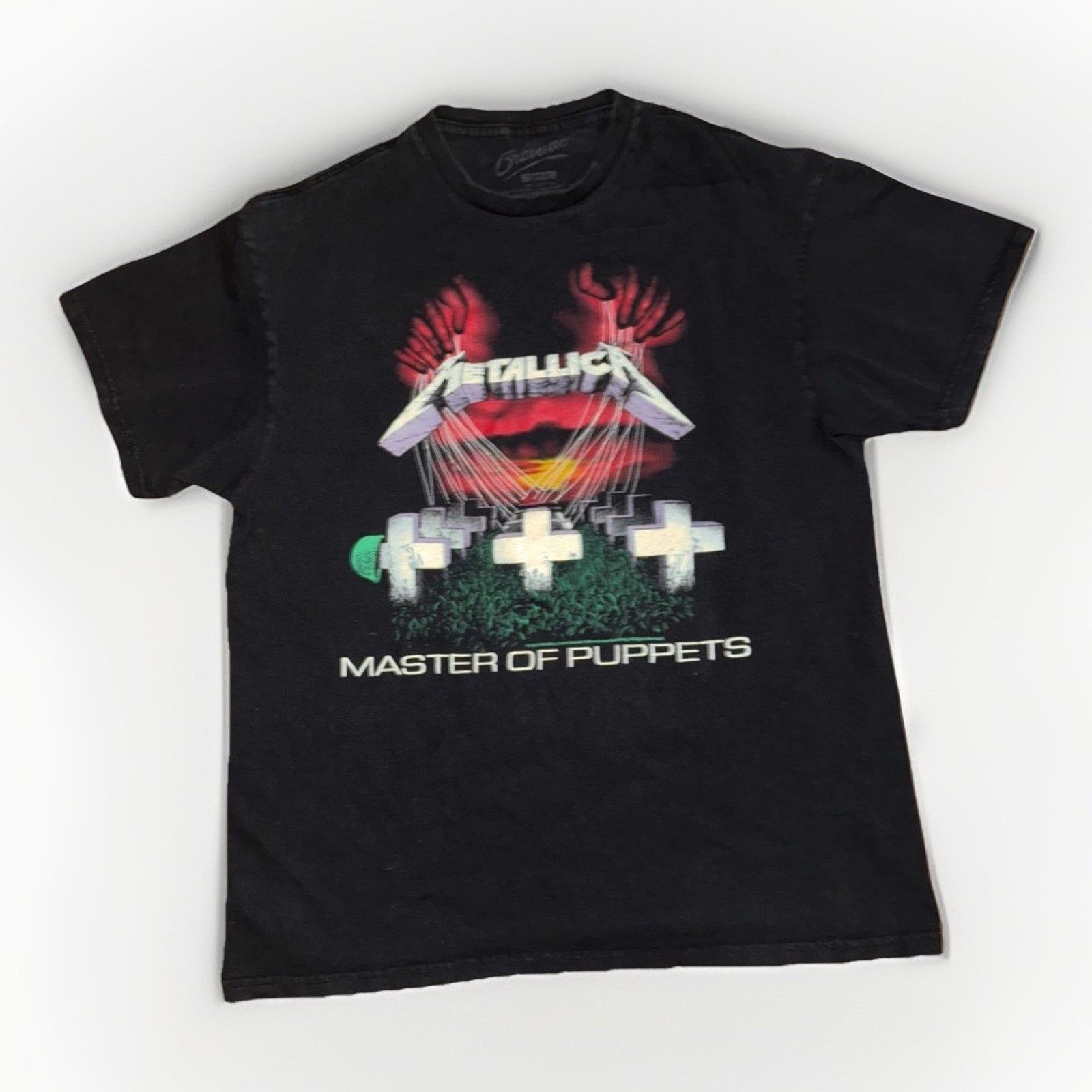 Band Tees × Metallica × Vintage 2012 Metallica Master Of Puppets Band T-Shirt Black L 19x26 Size US L / EU 52-54 / 3 - 1 Thumbnail