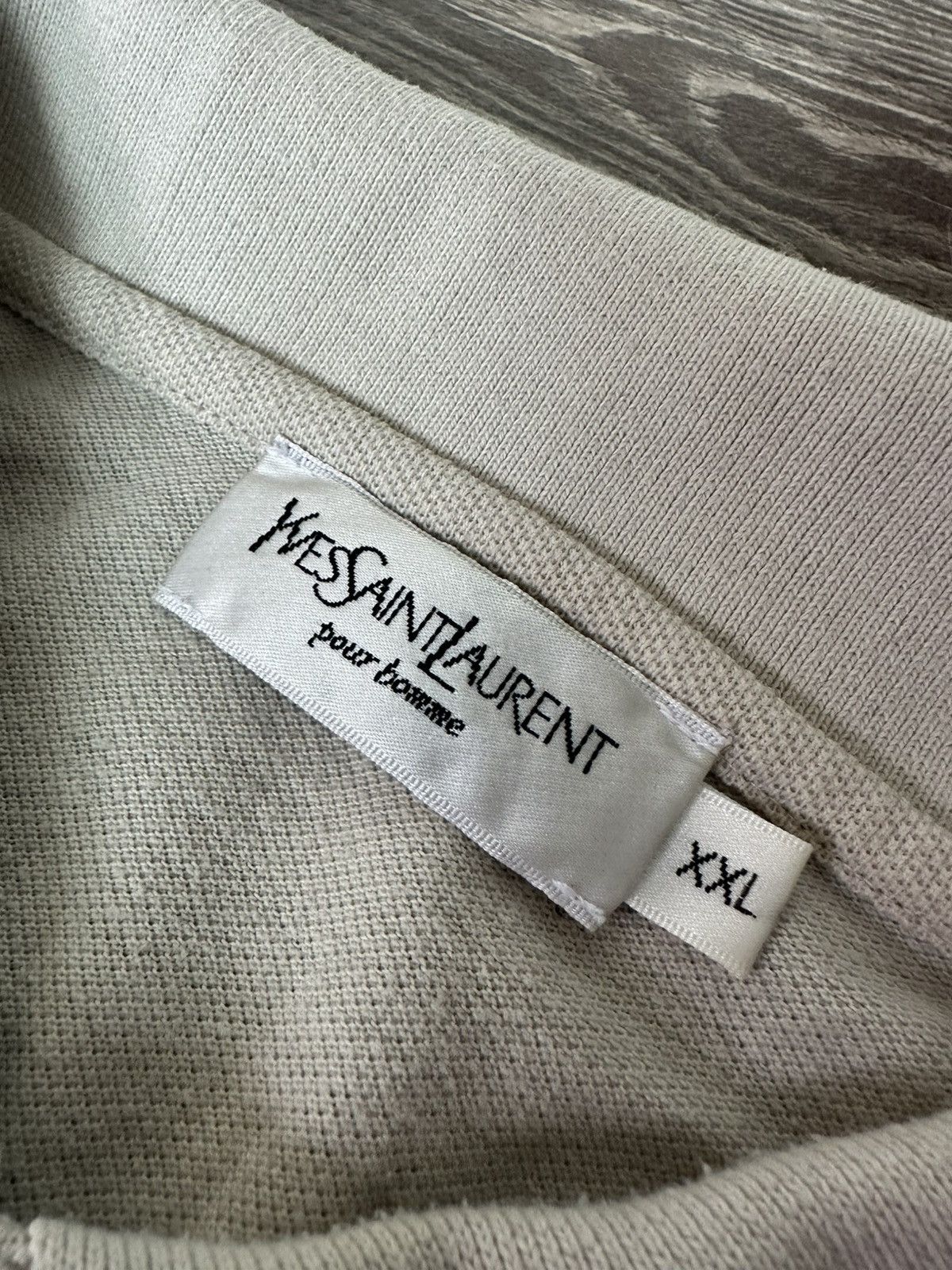 Designer × Vintage × Yves Saint Laurent Vintage Yves Saint Lauren polo TShirt size XXL Size US XXL / EU 58 / 5 - 10 Thumbnail