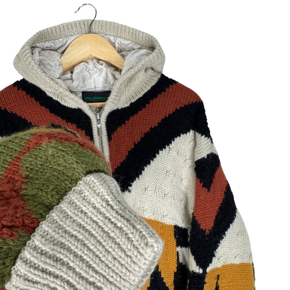 Mr. Junko ☀️MR JUNKO KOSHINO HOODIE WOOL JACKET Size US L / EU 52-54 / 3 - 5 Thumbnail