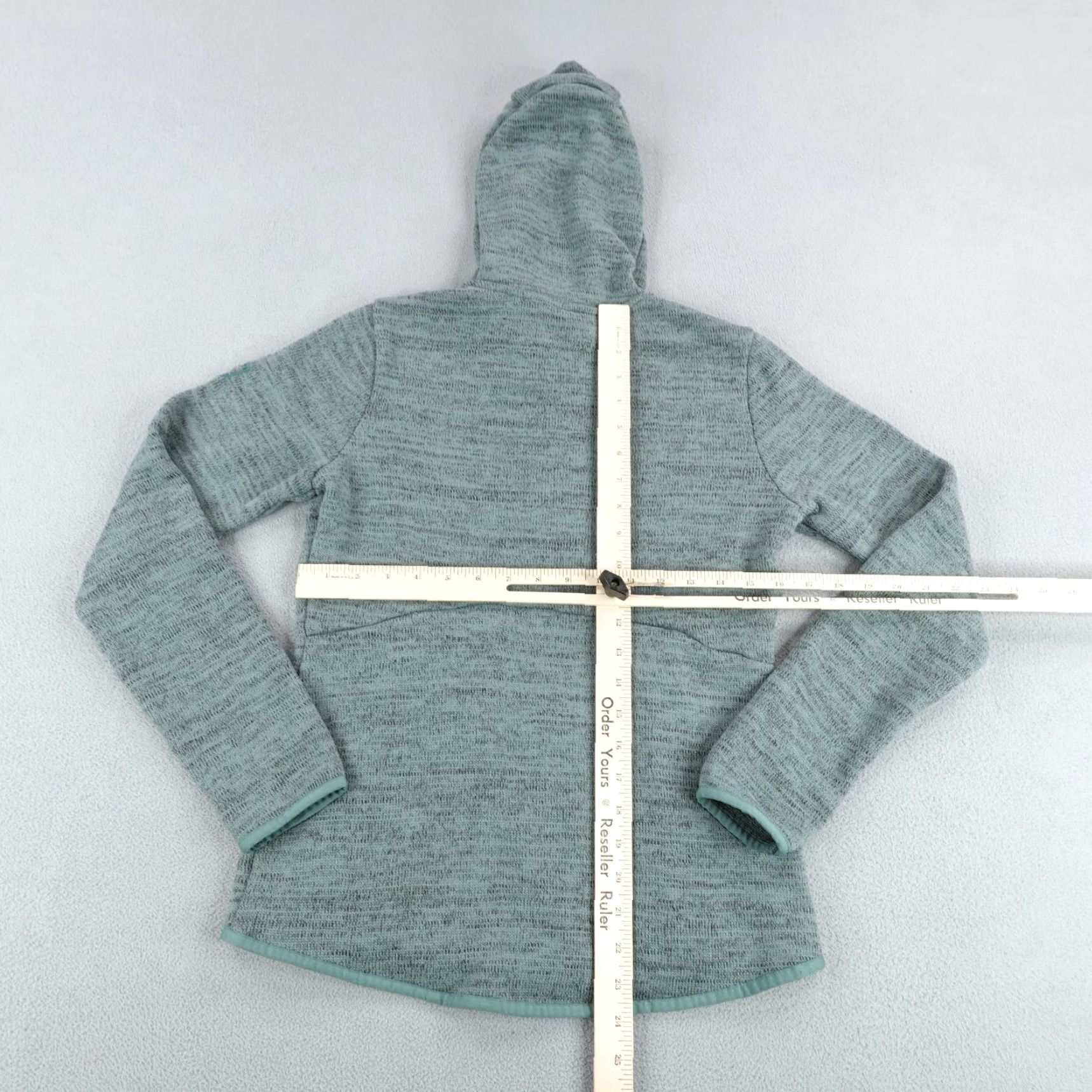 Vintage Kuhl Jacket Womens XS Blue Teal Ascendyr Hoody Fleece Hoodie Sweater Sweatshirt Size XS / US 0-2 / IT 36-38 - 7 Thumbnail