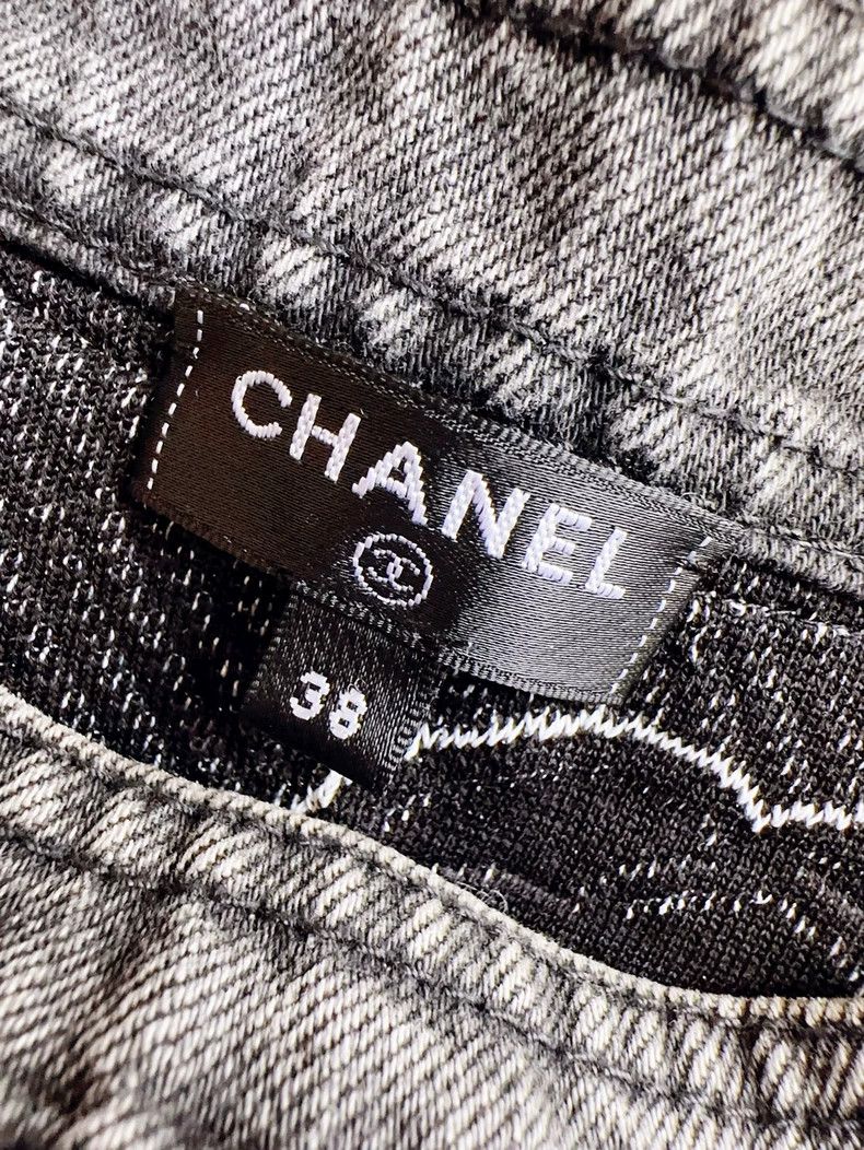 Chanel Chanel Waterfall series white black and gray hollow camell Size 25" / US 0 / IT 36 - 6 Thumbnail