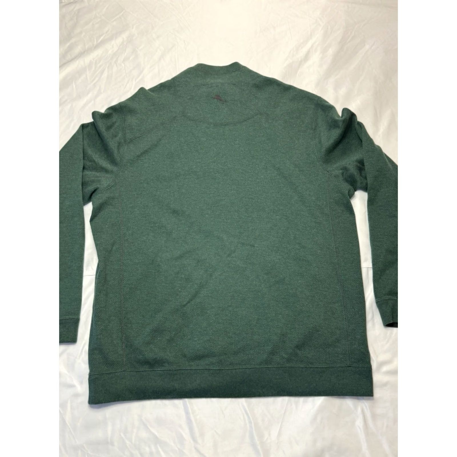 Tommy Bahama VINTAGE Tommy Bahama Flipshore 1/4 Zip Reversible Sweatshirt Green & Gray Mens Large Size US L / EU 52-54 / 3 - 7 Thumbnail
