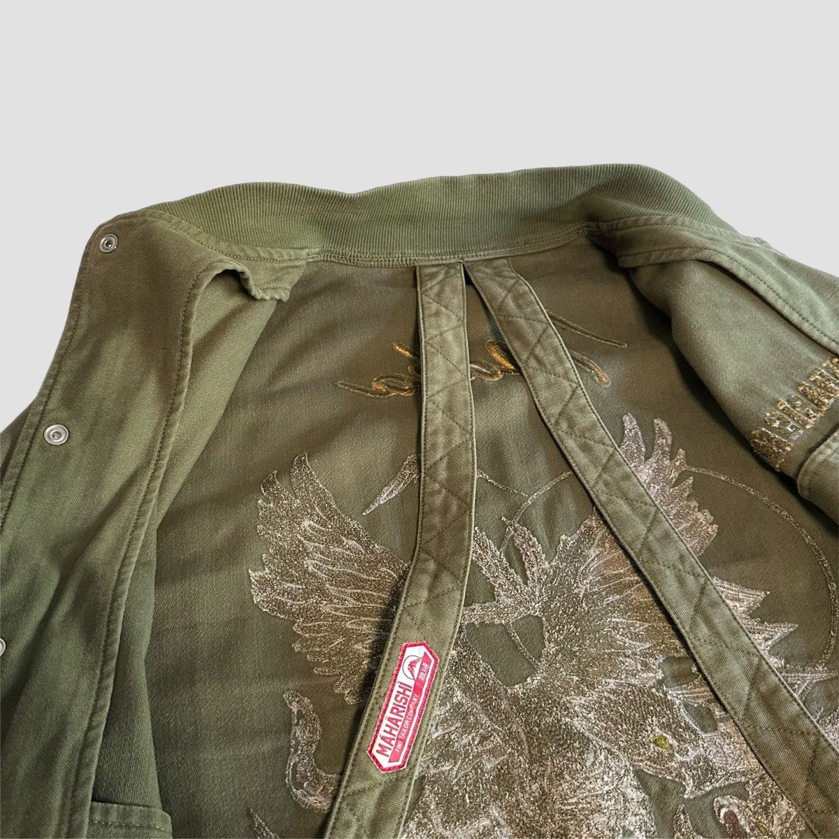 Maharishi Maharishi Eagle Vs Snake Embroidered Flight Jacket Size US M / EU 48-50 / 2 - 7 Thumbnail