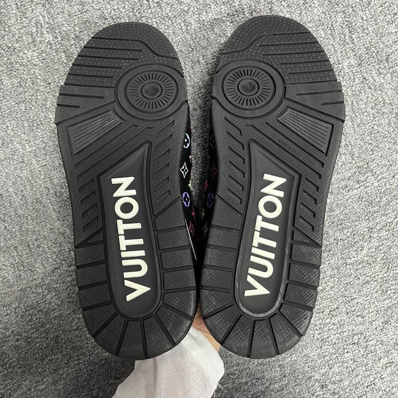 Louis Vuitton Takashi Murakami x Louis Vuitton Black Trainer Sneakers -25 Size US 9.5 / EU 42-43 - 4 Thumbnail