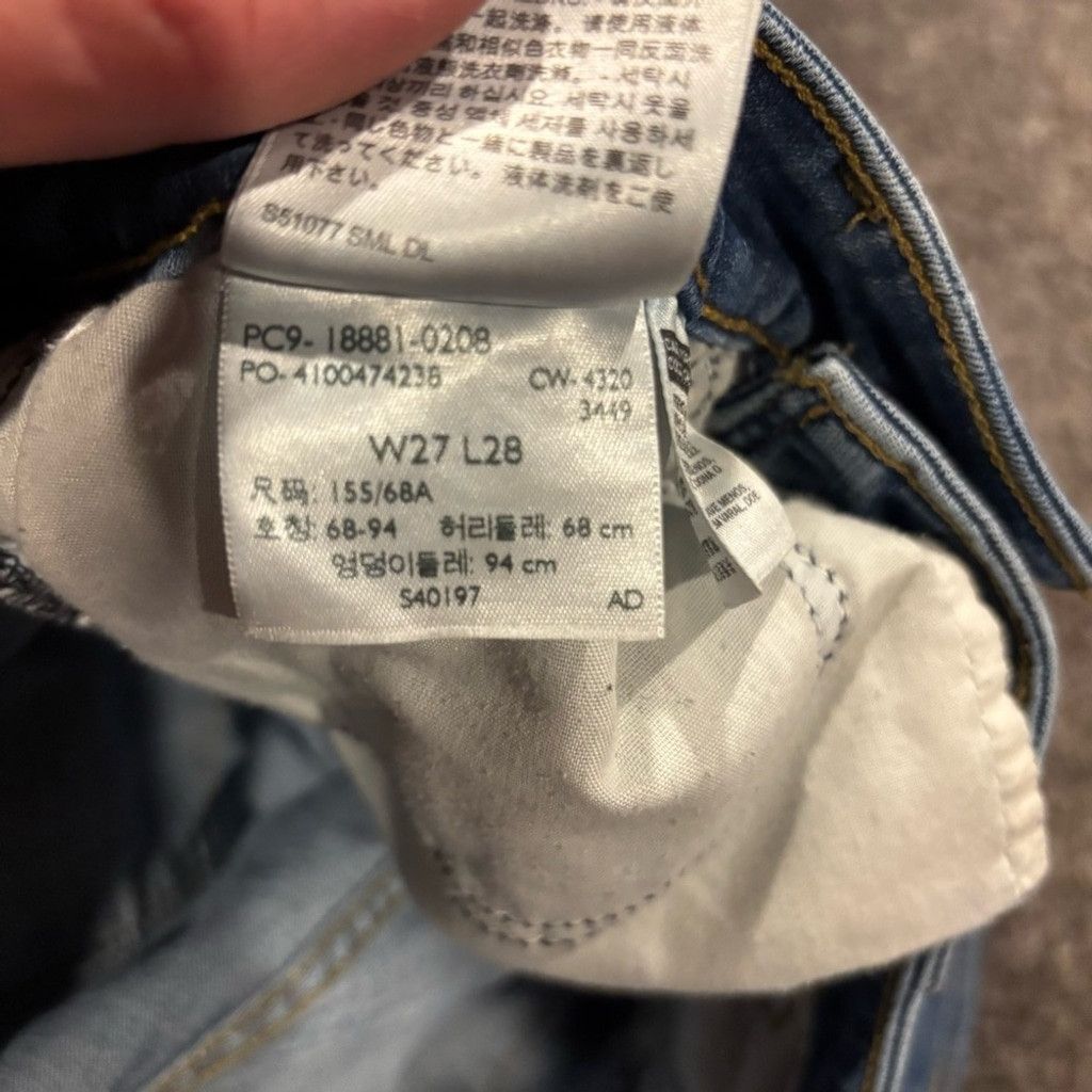 Levi's Levi's Women's 711 Skinny Jeans Size 27" / US 4 / IT 40 - 5 Thumbnail