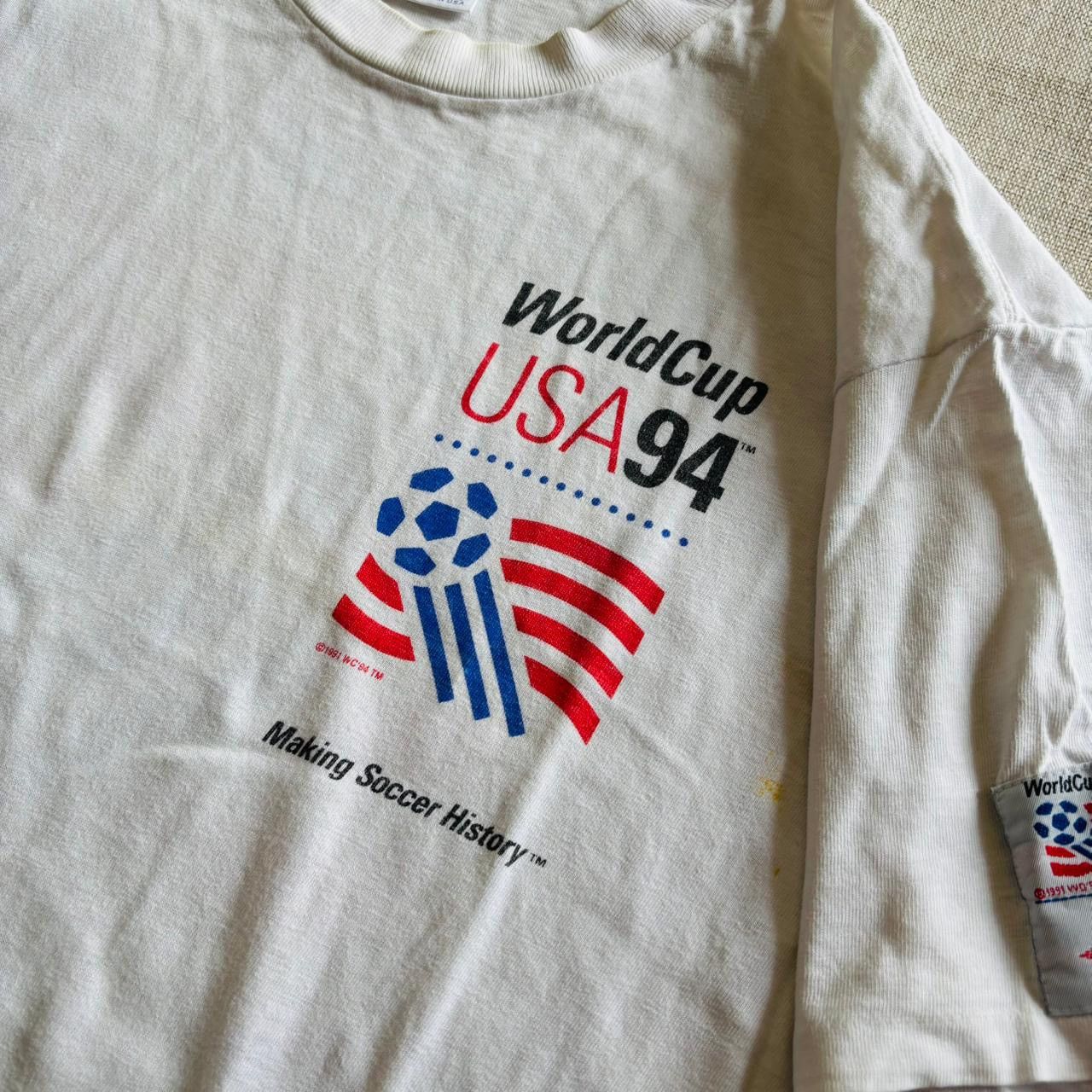 Vintage High 5 Vintage World Cup 1994 Promo Shirt Size US L / EU 52-54 / 3 - 3 Thumbnail