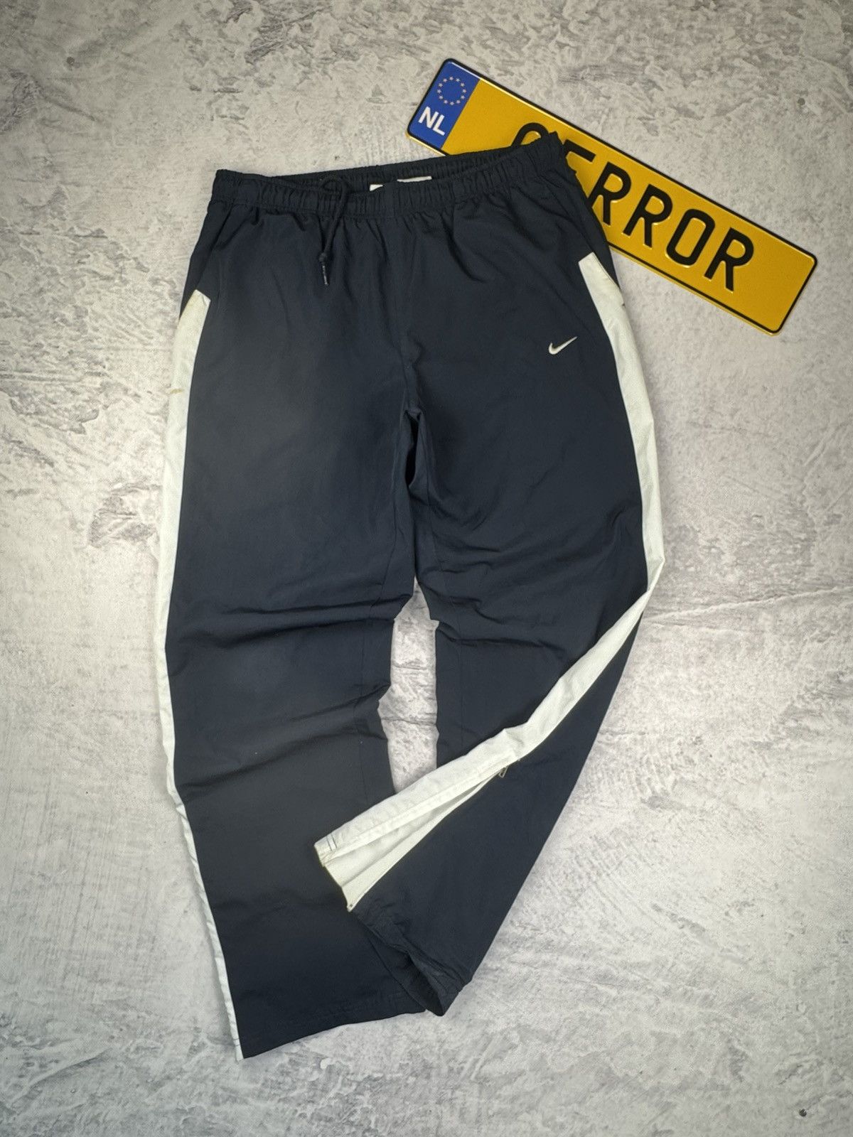 Nike × Vintage NIKE VINTAGE BASIC LOGO OVERSIZE BAGGY PANTS Size US 34 / EU 50 - 3 Thumbnail