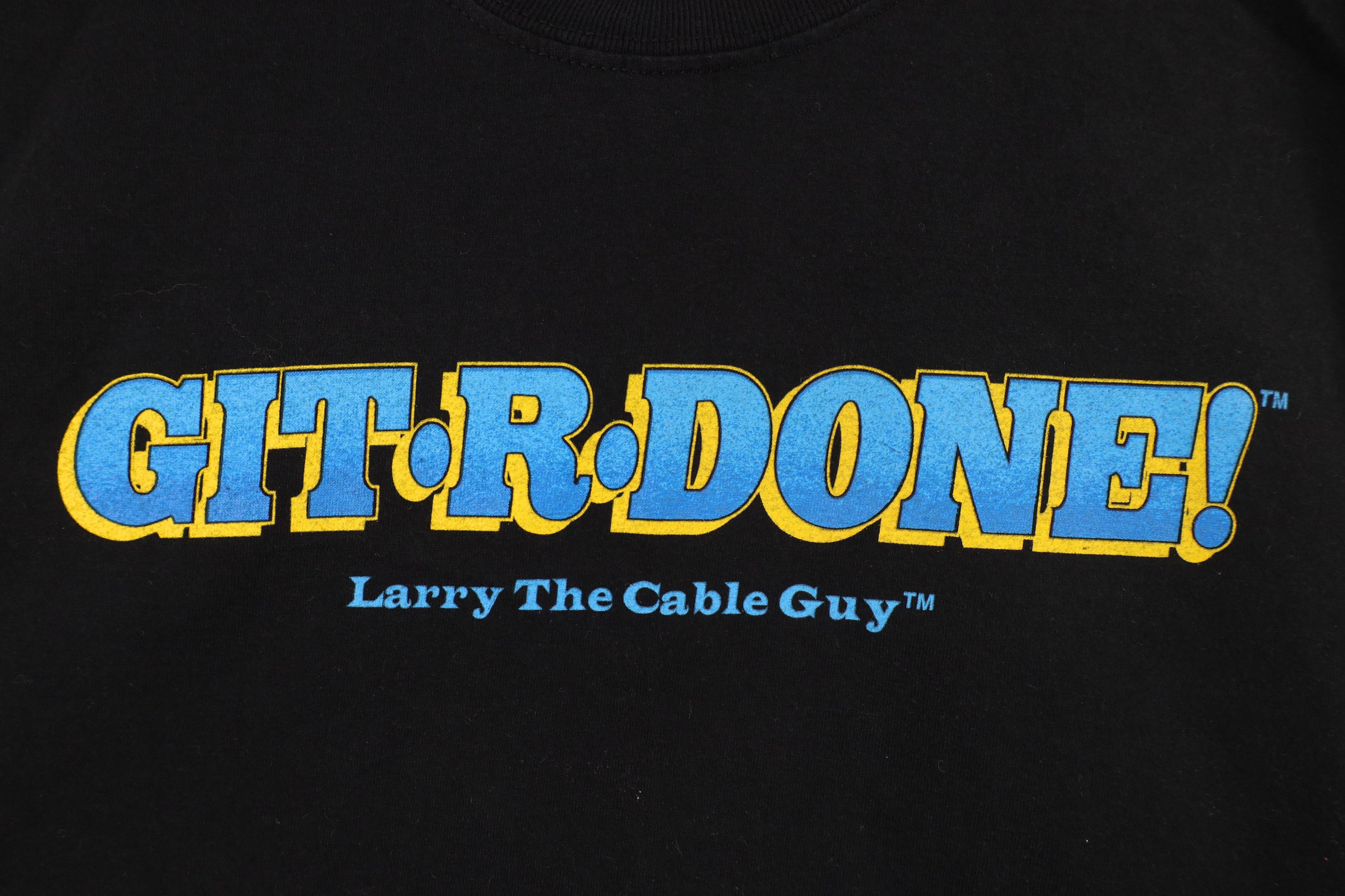 Vintage Vintage Y2K Guy Git R Done Standup Comedy T-Shirt Black Size US XL / EU 56 / 4 - 4 Thumbnail