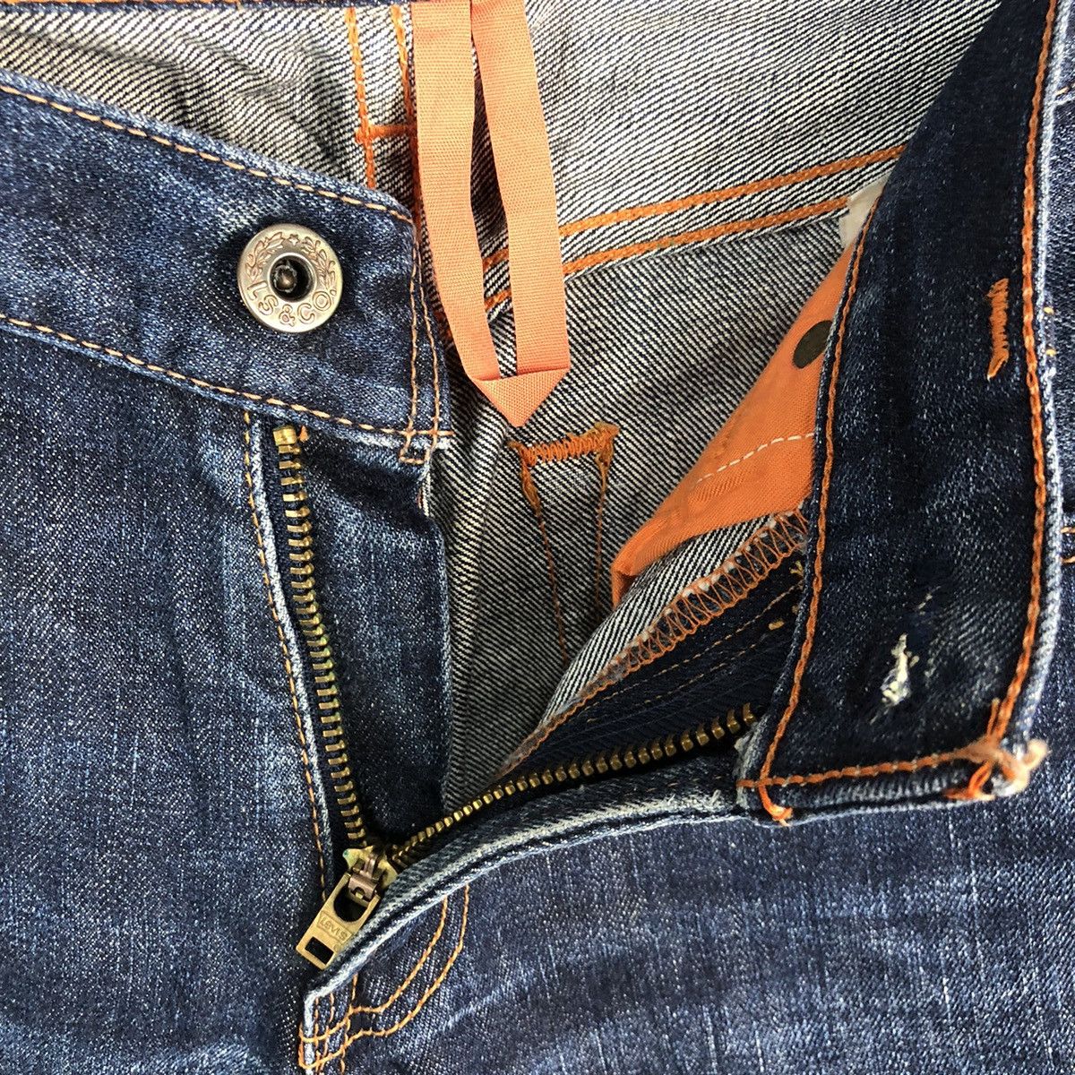 Levi's DL Classic Levis 502 Blue Denim Pants #C147 Size US 28 / EU 44 - 11 Thumbnail