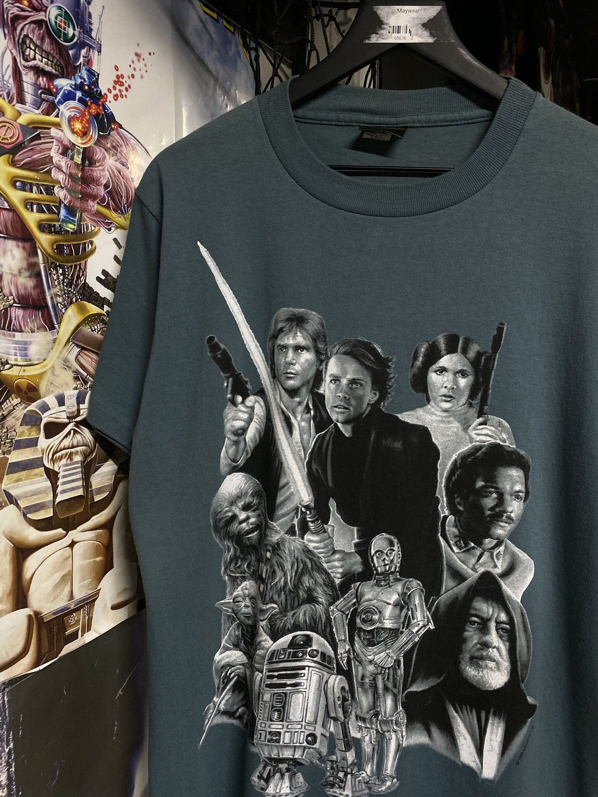 Vintage Vintage 90’s Star Wars Movie Jedi T-Shirt Adult Medium Size US M / EU 48-50 / 2 - 8 Thumbnail