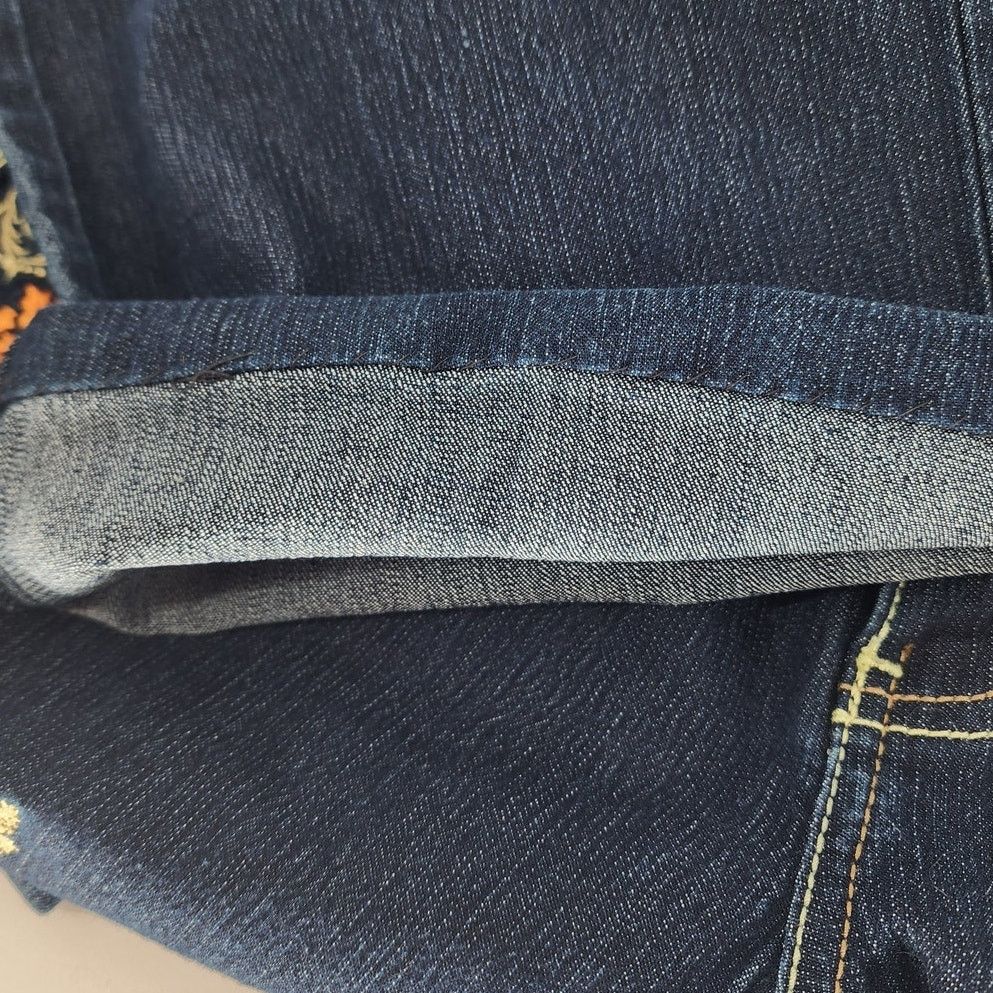 Enyce Y2K Enyce Dark Wash Embroidered Denim Jeans Women’s Size 11 Size 30" / US 8 / IT 44 - 11 Thumbnail