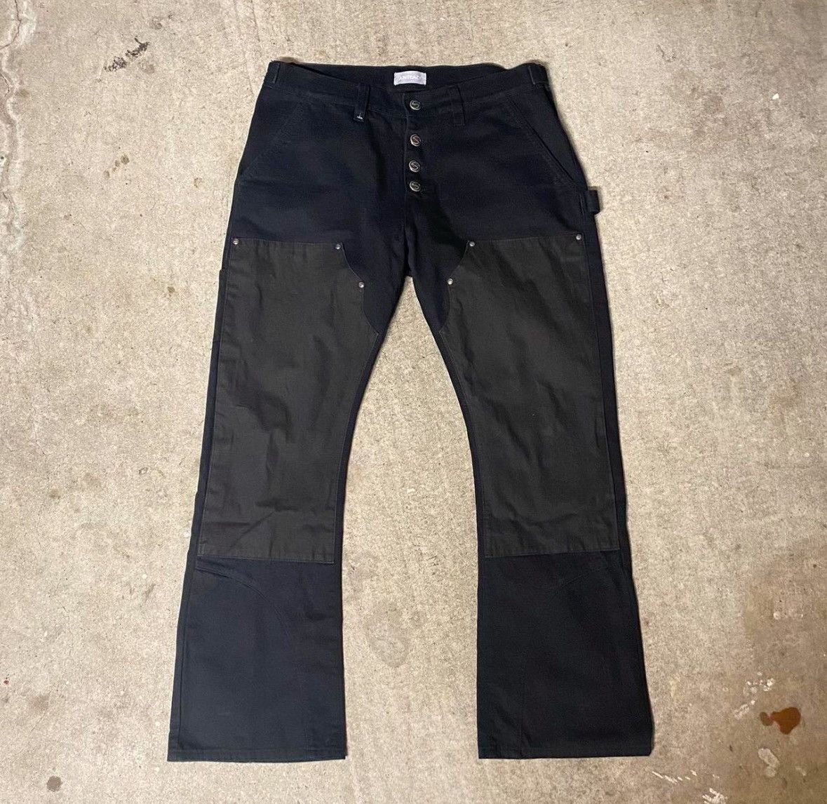 Other Kraftwork by Ainteazy Double Knee Flared Carpenter Pants Size US 32 / EU 48 - 1 Thumbnail