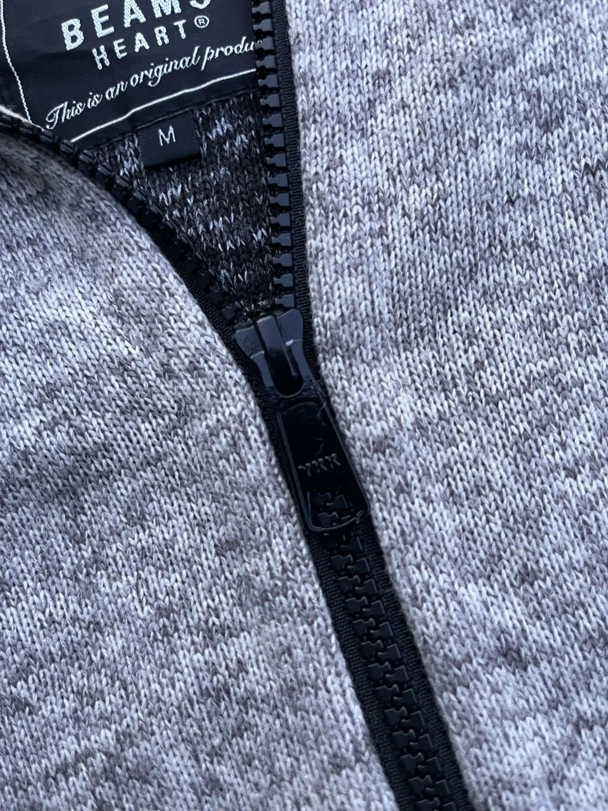 Beams Japan Beams Heart Japan High Neck Fleece Hoodie - Grey Heather Size US S / EU 44-46 / 1 - 4 Thumbnail