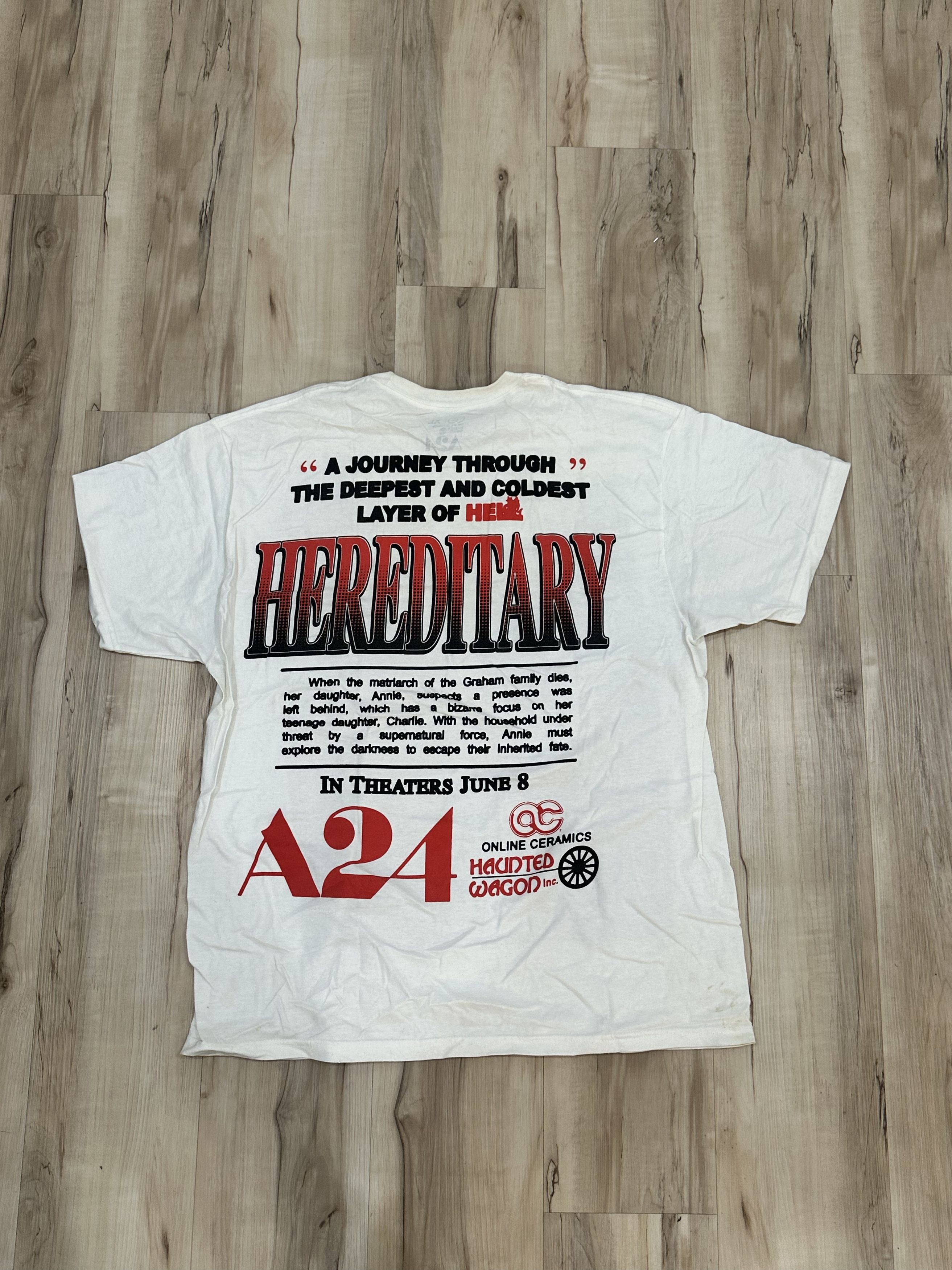 A24 × Online Ceramics A24 x Online Ceramics 'Hereditary' Charlie Tee – XL Size US XL / EU 56 / 4 - 5 Thumbnail