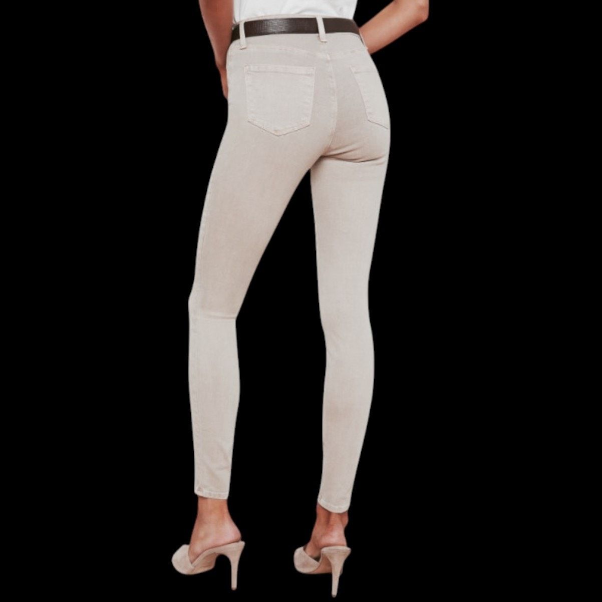 L'AGENCE L'Agence Beige Jeans | Size 26 Size 26" / US 2 / IT 38 - 7 Thumbnail
