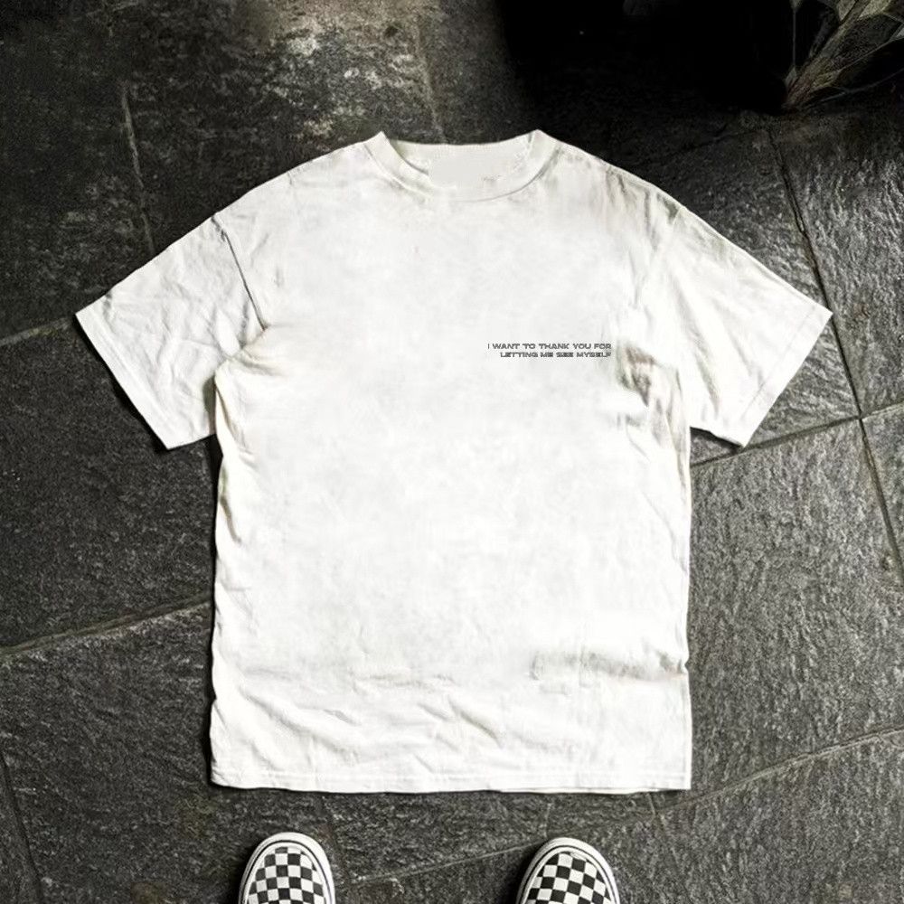 Vintage White retro angel wings cotton t-shirt Size US M / EU 48-50 / 2 - 2 Thumbnail