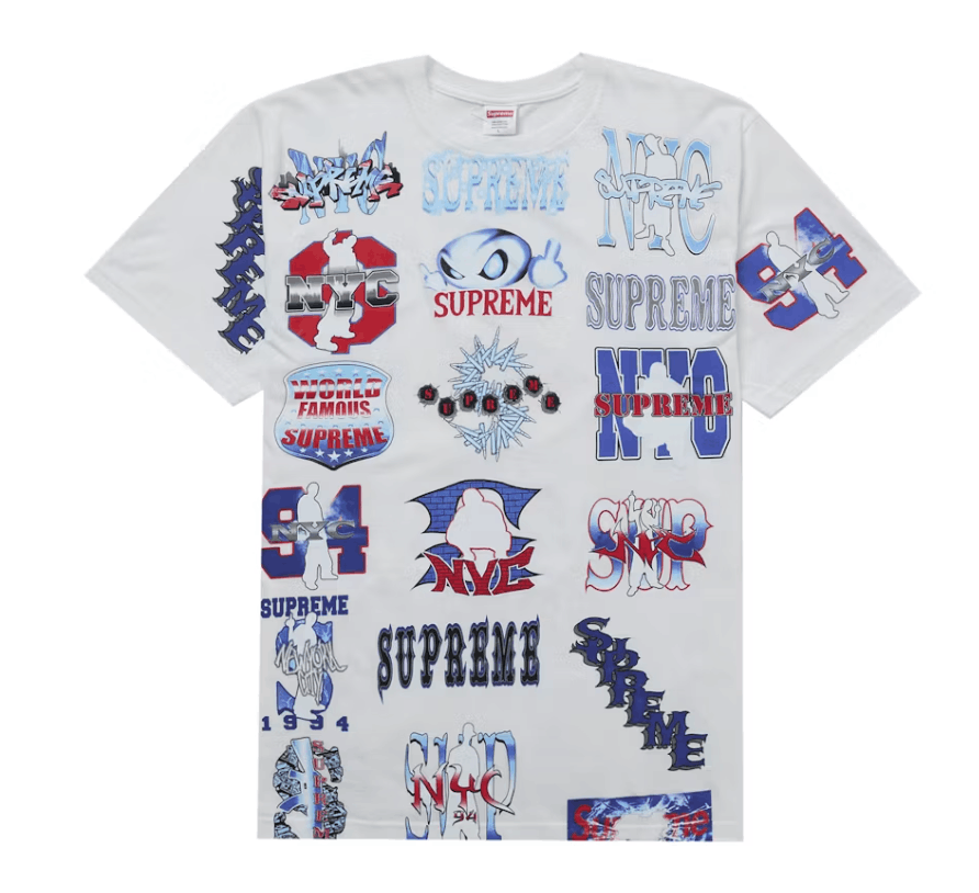 Supreme Supreme Flash Tee White Size M Size US M / EU 48-50 / 2 - 1 Thumbnail