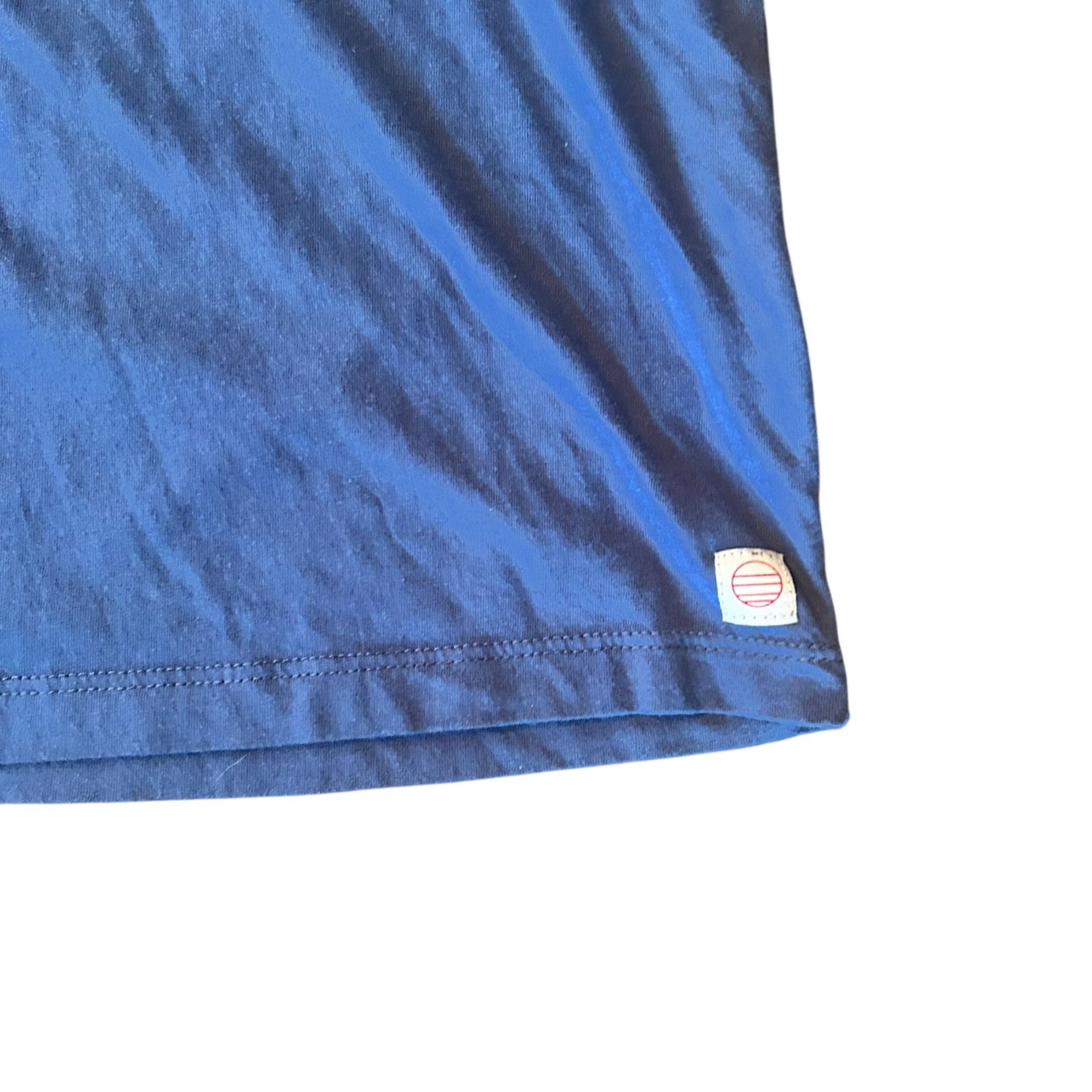 Marine Layer Marine Layer Blue Supima Cotton Modal Blend Embroidered Tee Size US XL / EU 56 / 4 - 2 Thumbnail