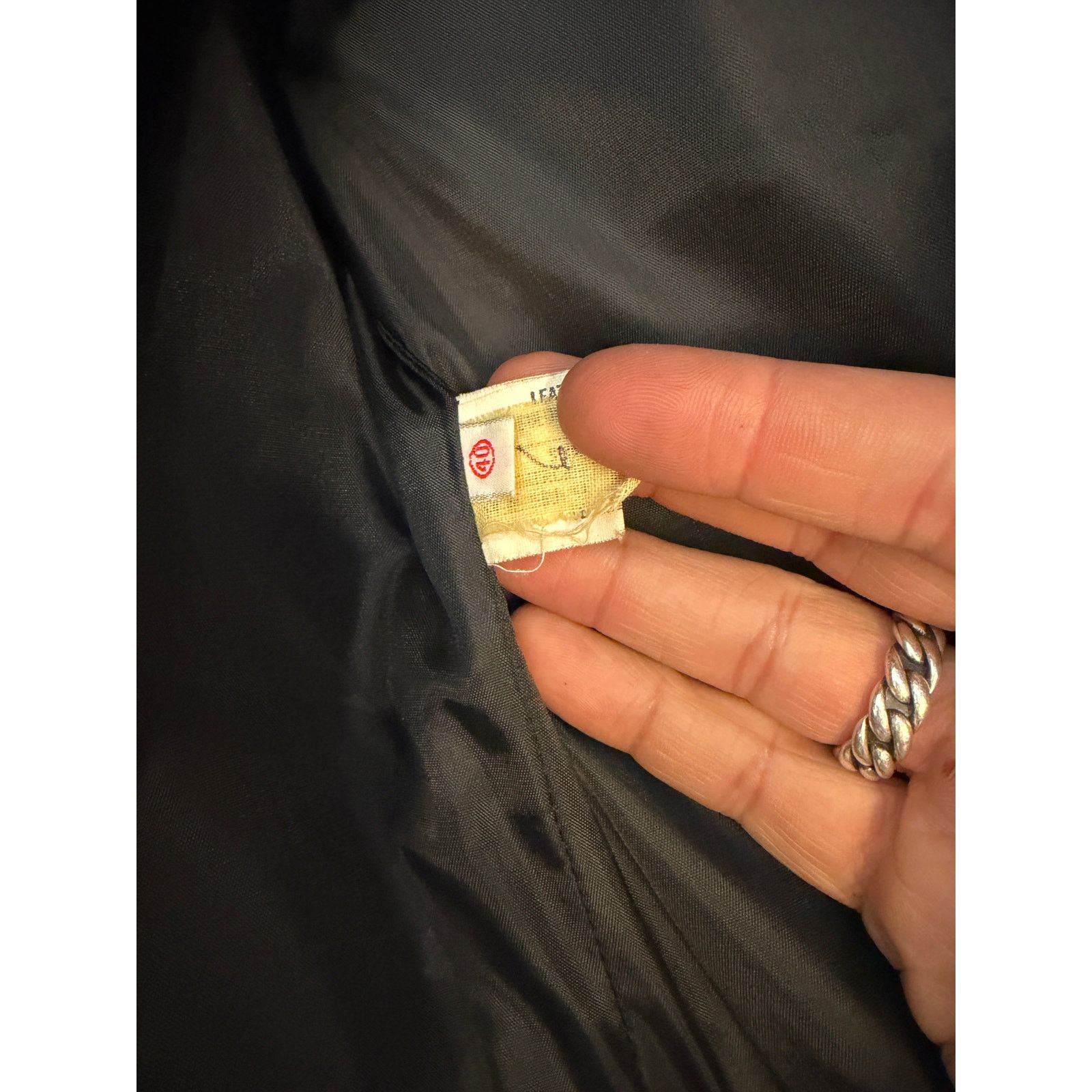 Vintage Vintage Black Leather Flight Jacket Size US M / EU 48-50 / 2 - 6 Thumbnail