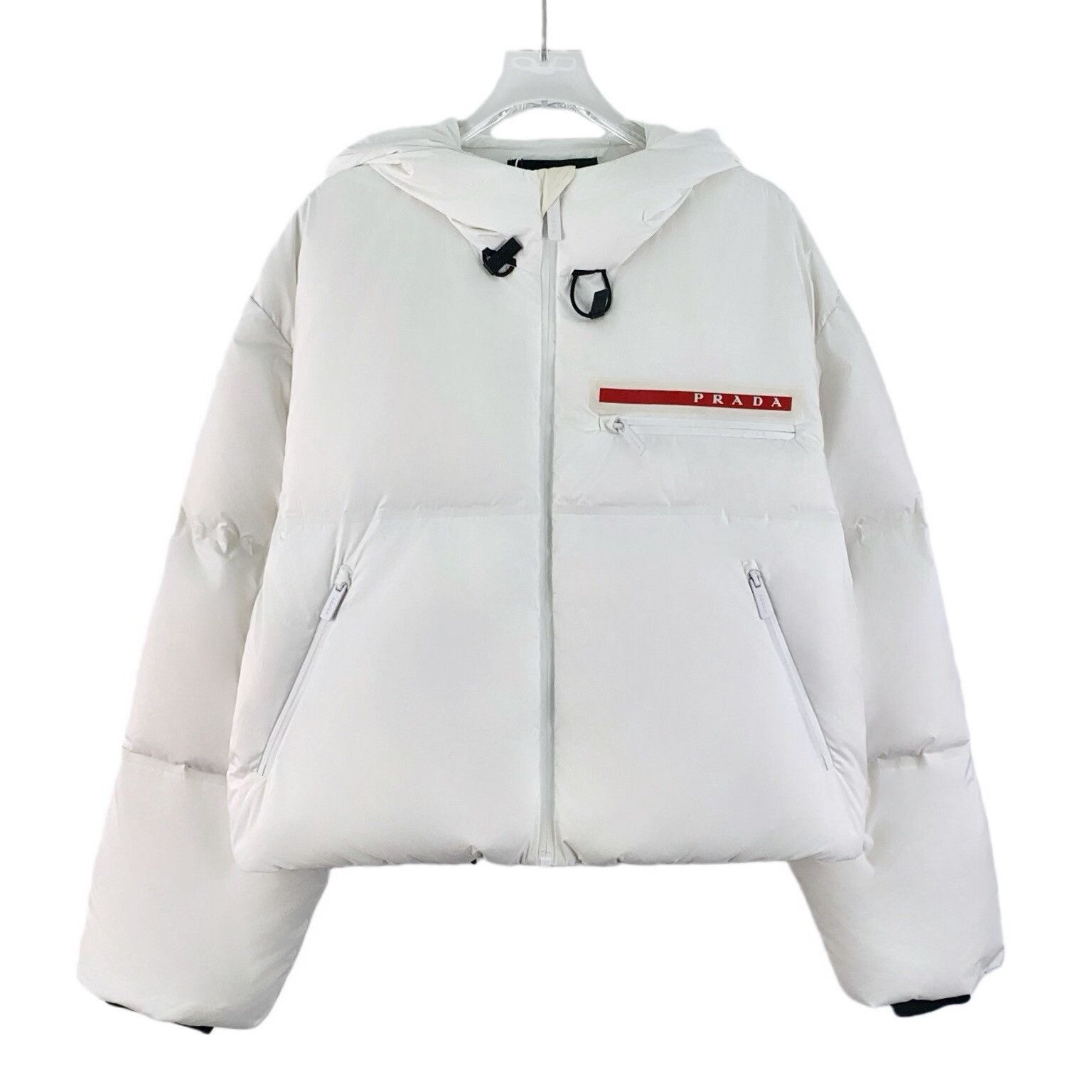 Prada Prada Down White Down Jacket M Women Size M / US 6-8 / IT 42-44 - 1 Thumbnail
