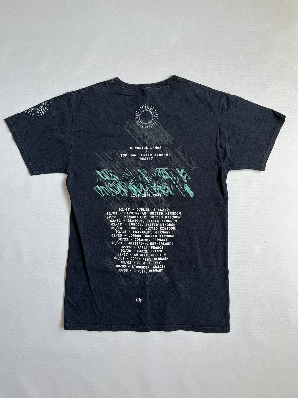 Other Kendrick Lamar DAMN TDE 2018 EU Tour Black T-shirt Size US S / EU 44-46 / 1 - 7 Thumbnail