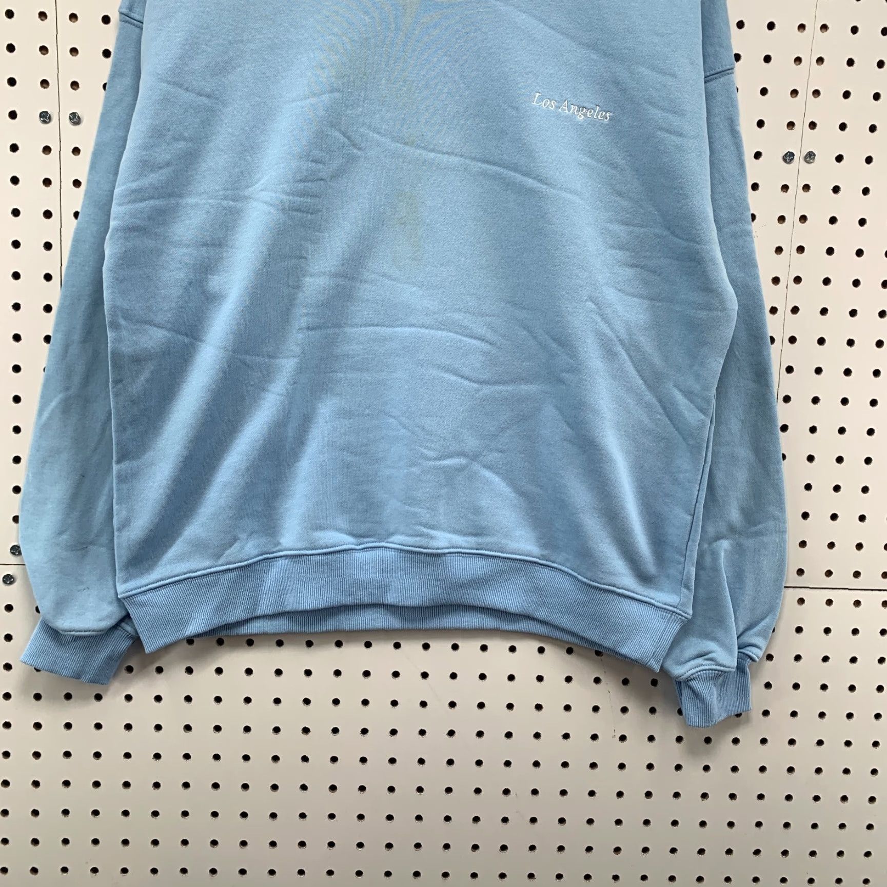 Vintage VINTAGE Beige Botany Crewneck Sweatshirt Los Angeles Womens S Sky Blue 23x23.5 Size S / US 4 / IT 40 - 6 Thumbnail