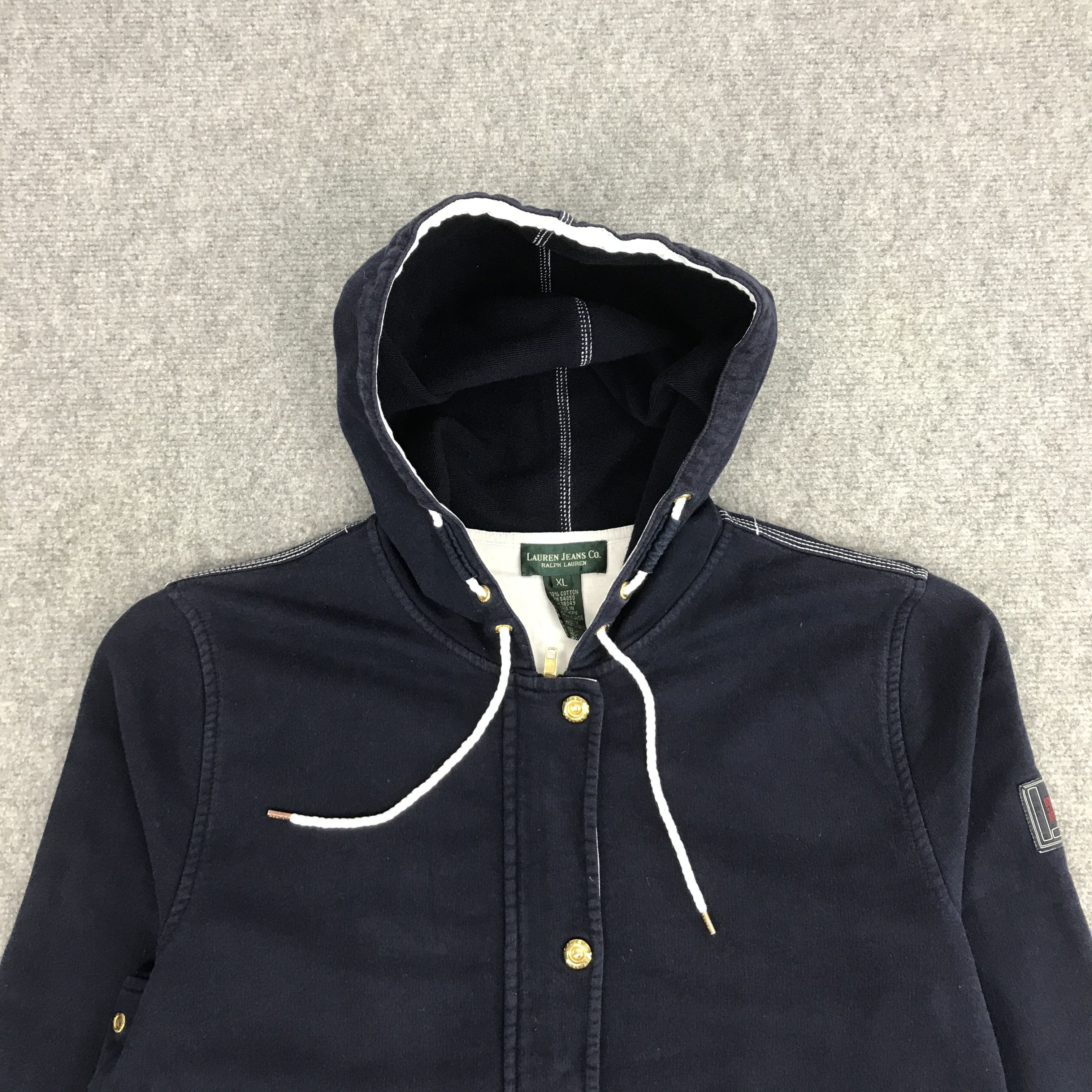 Polo Ralph Lauren × Ralph Lauren × Vintage POLO LAUREN JEANS CO ZIPPER HOODIES JACKET Size US L / EU 52-54 / 3 - 3 Thumbnail