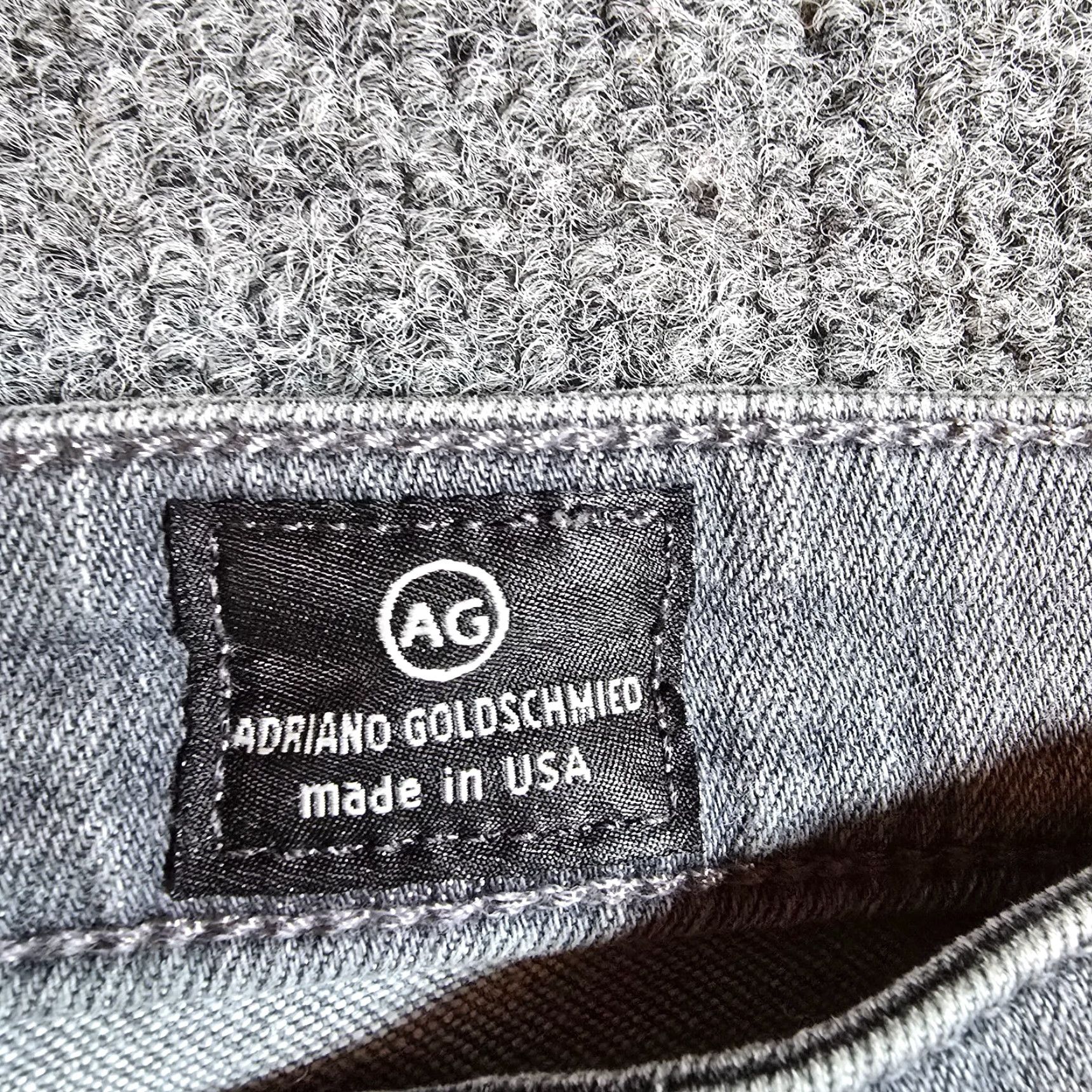 Vintage AG Adriano Goldschmied Jeans Women Slim The Stevie Straight Distressed Gray 26 Denim Cotton Polyester PANTS Regular Size 26 Women Size 26" / US 2 / IT 38 - 5 Thumbnail