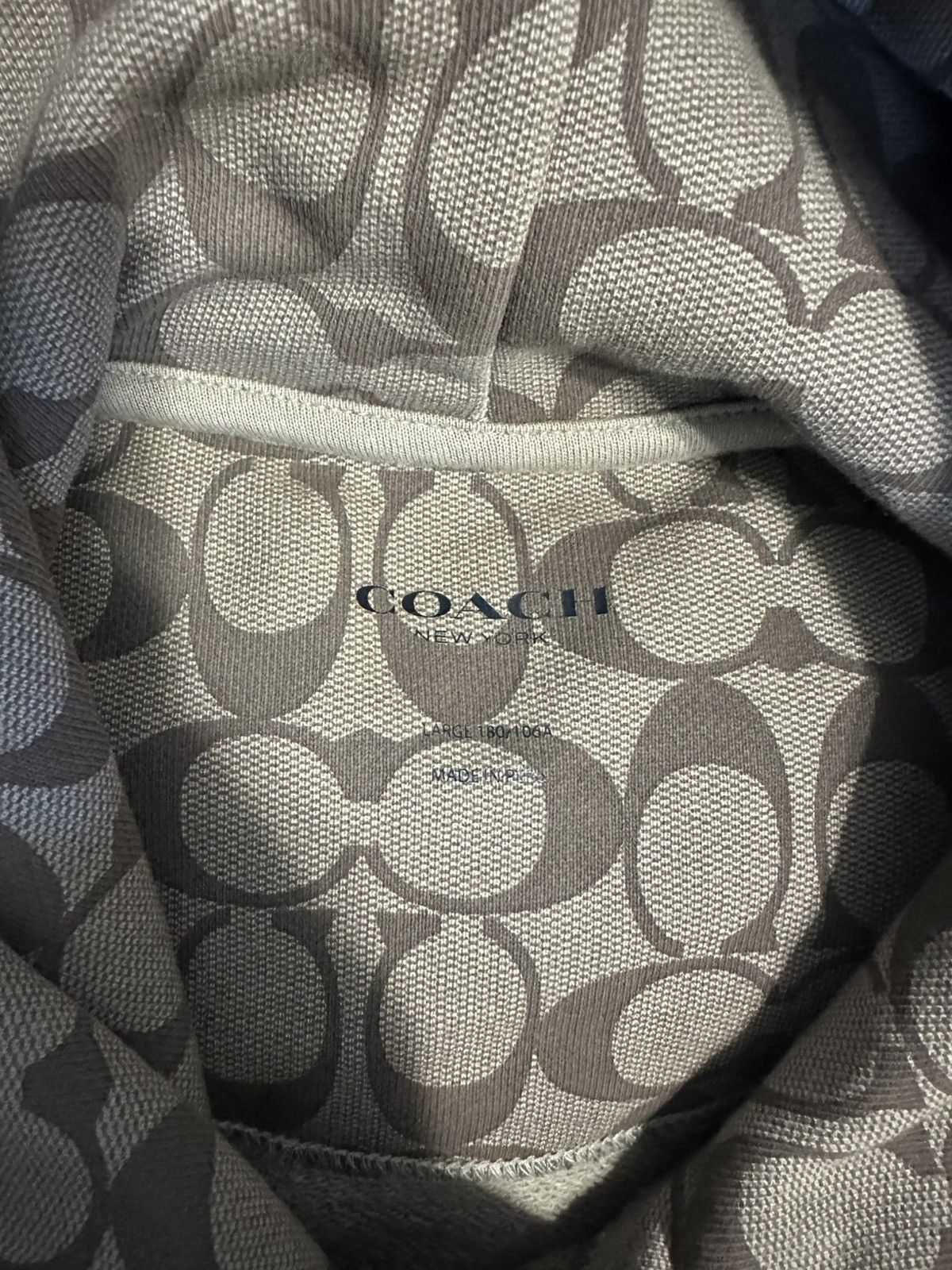 Coach Coach All-Over Signature Hoodie Size US L / EU 52-54 / 3 - 3 Thumbnail