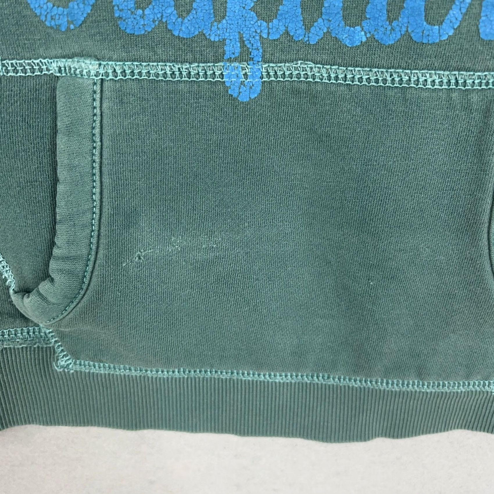 American Eagle Outfitters American Eagle Outfitters Hoodie Womens Medium Green Pullover Graphic 1977 Y2K Size M / US 6-8 / IT 42-44 - 5 Thumbnail