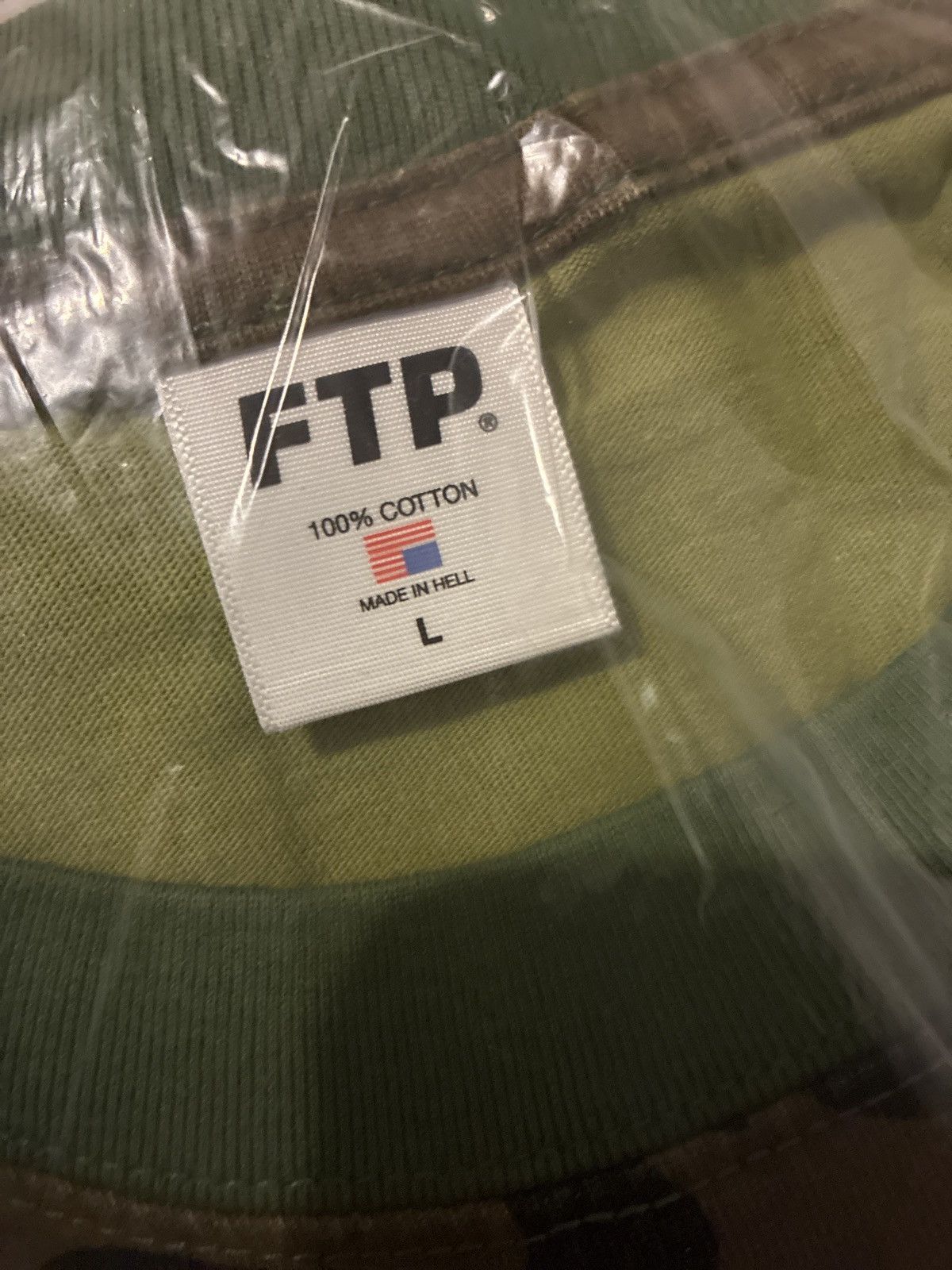 Fuck The Population FTP “WOODLAND CAMO” LOGO TEE (NEWSLETTER DROP) Size US L / EU 52-54 / 3 - 4 Thumbnail