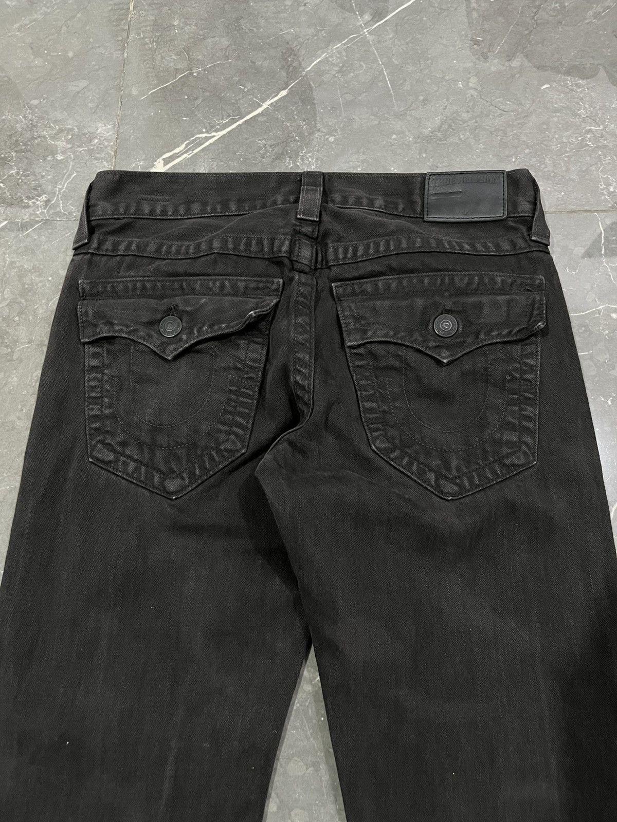 True Religion TRUE RELIGION STONE BLACK JEANS Size US 31 - 4 Thumbnail