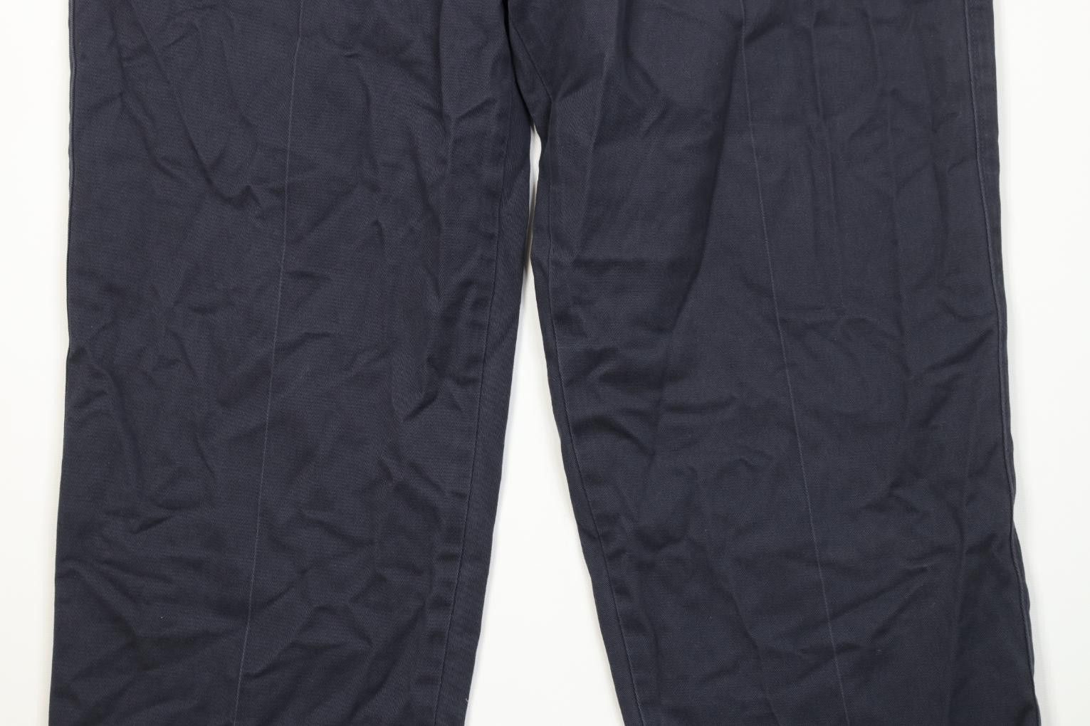 Vintage Vintage 90s Streetwear Straight Leg Chino Pants Cotton Blue Size US 34 / EU 50 - 3 Thumbnail