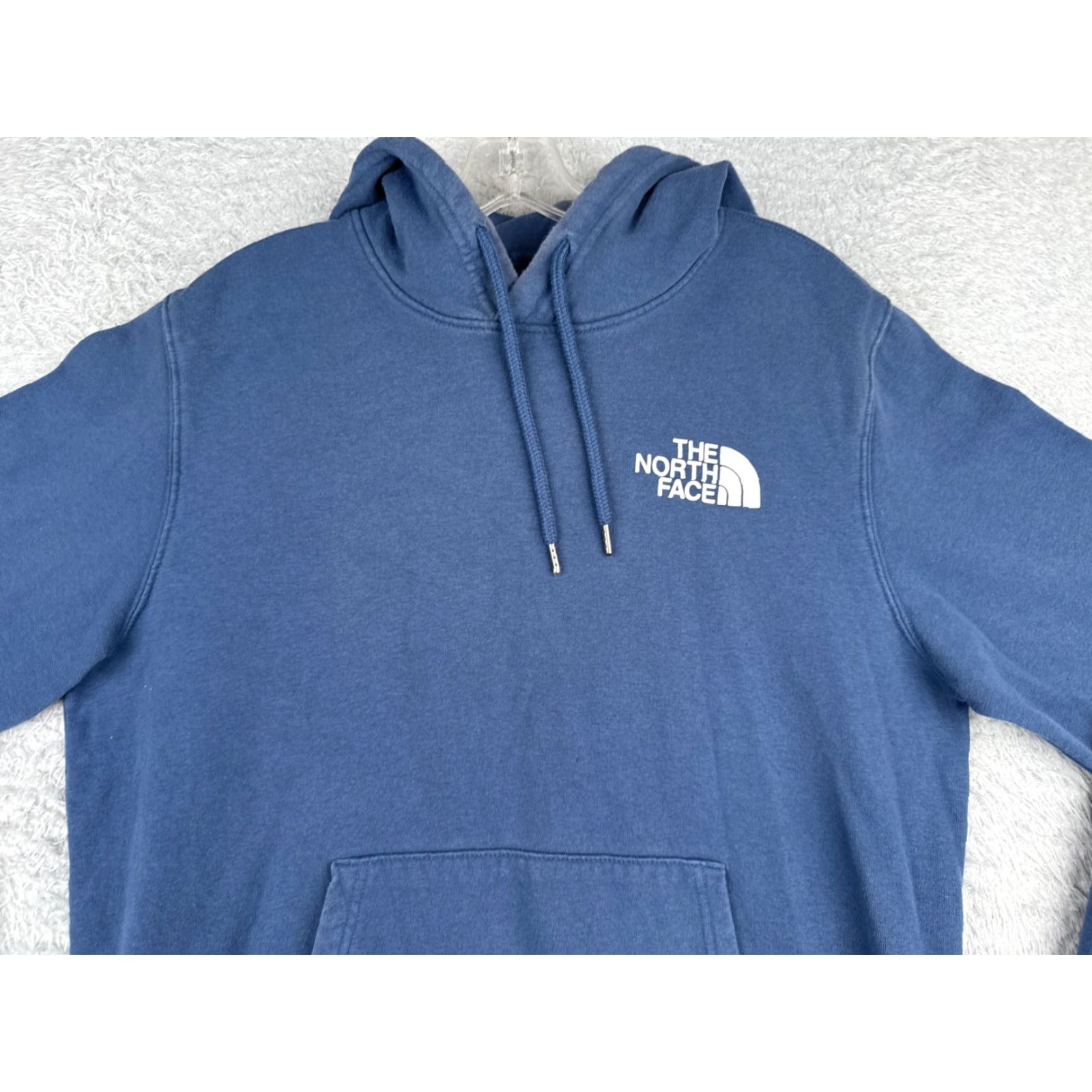 The North Face The North Face Men Hoodie Pullover Sweatshirt Blue Cotton Blend Pocket Crew Neck Size US M / EU 48-50 / 2 - 4 Thumbnail