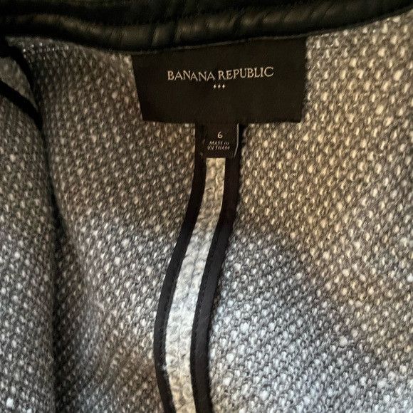 Banana Republic Banana Republic Tweed Jacket with Reversible Belt Size S / US 4 / IT 40 - 6 Thumbnail