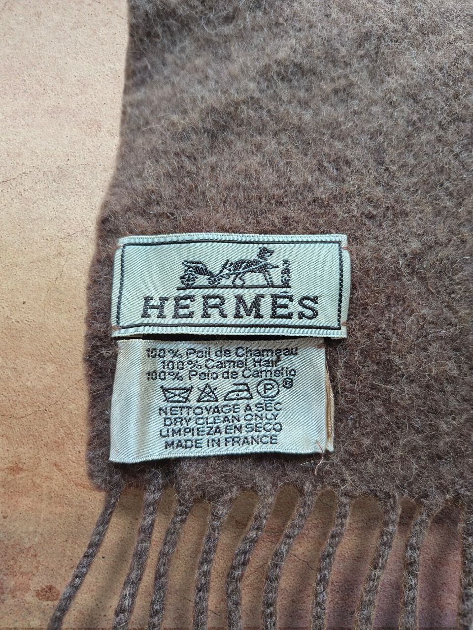 Hermes Luxury Hermès Scarf - 100% Camel Hair Size ONE SIZE - 5 Thumbnail
