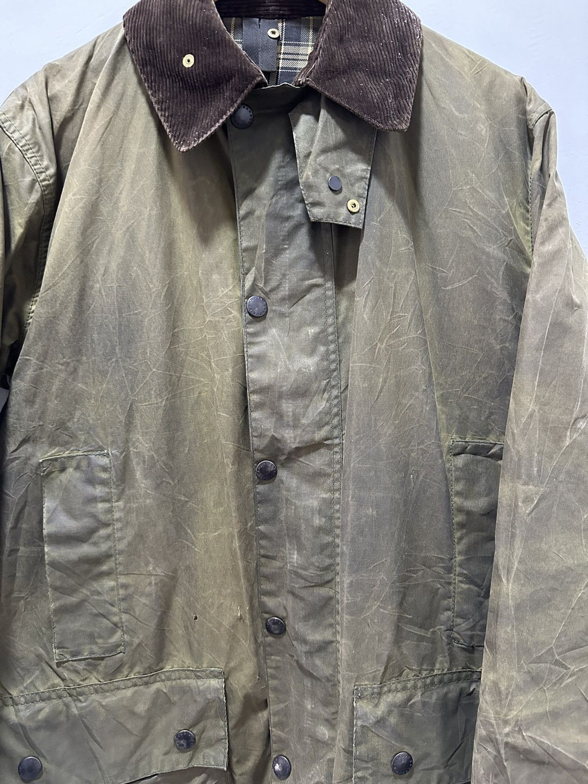 Barbour Barbour Border Cotton Waxed Jacket Hunting Jacket Size US L / EU 52-54 / 3 - 4 Thumbnail