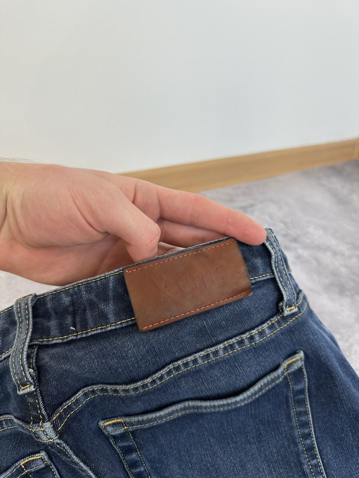 Acne Studios Vintage Acne Studios Avant Garde Washed Denim Designer Jeans Size US 30 / EU 46 - 10 Thumbnail