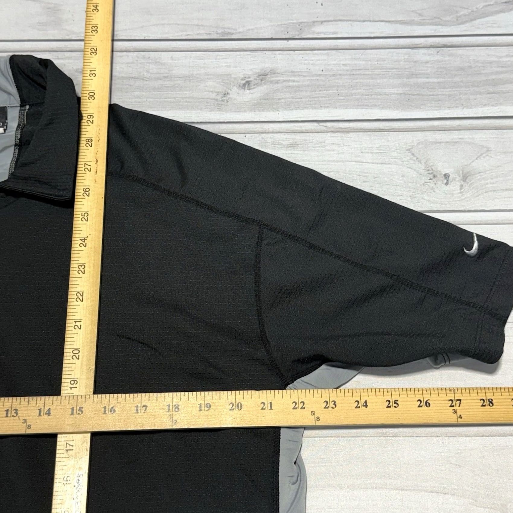 Nike Nike Golf Polo Shirt Mens L Black Gray 1/4 Zip Sphere React Vintage Y2K Size US L / EU 52-54 / 3 - 5 Thumbnail
