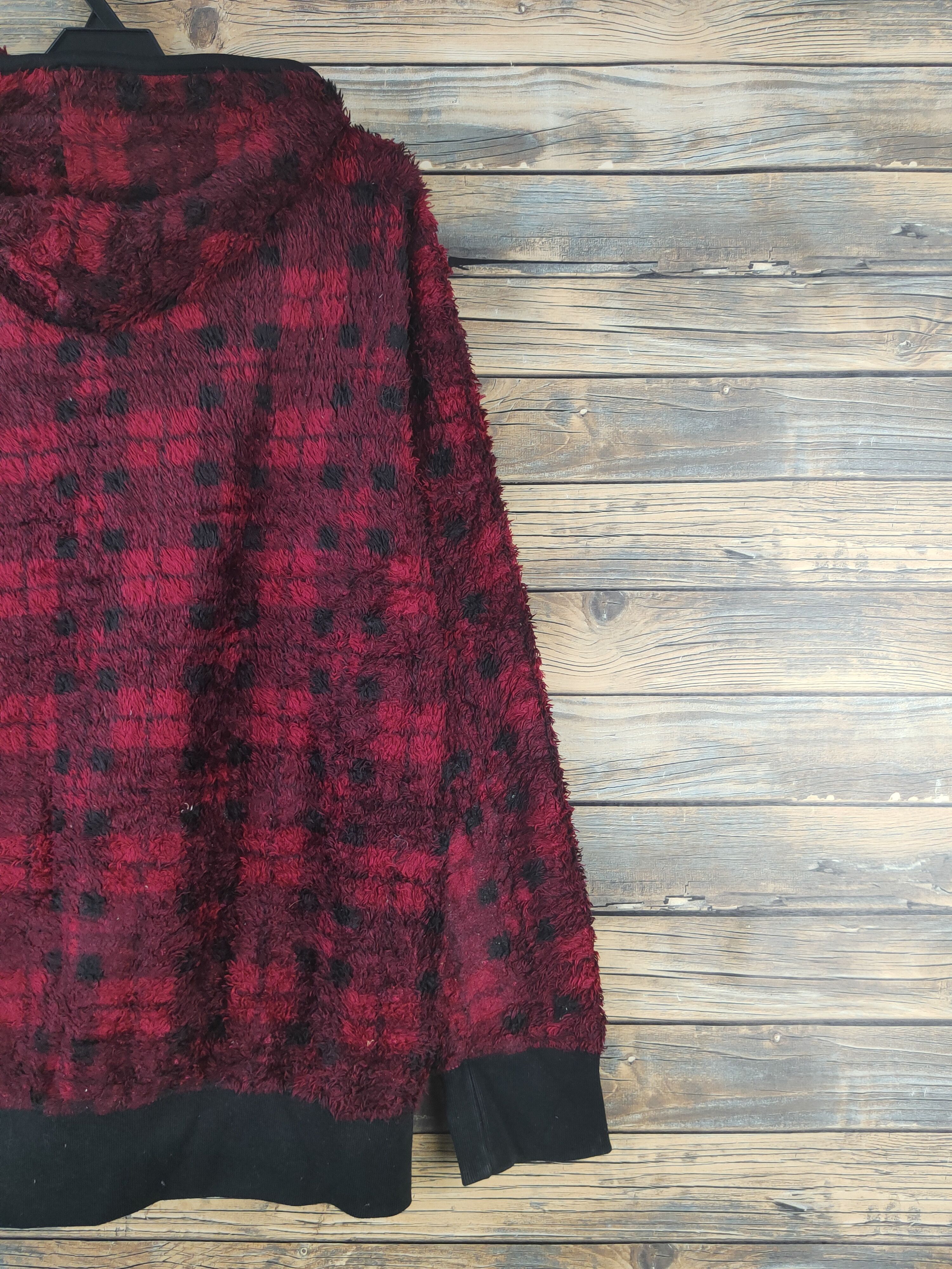 Airwalk DL Airwalk Red Black Fur Mohair Knitwear Sweaters #778 Size US L / EU 52-54 / 3 - 9 Thumbnail