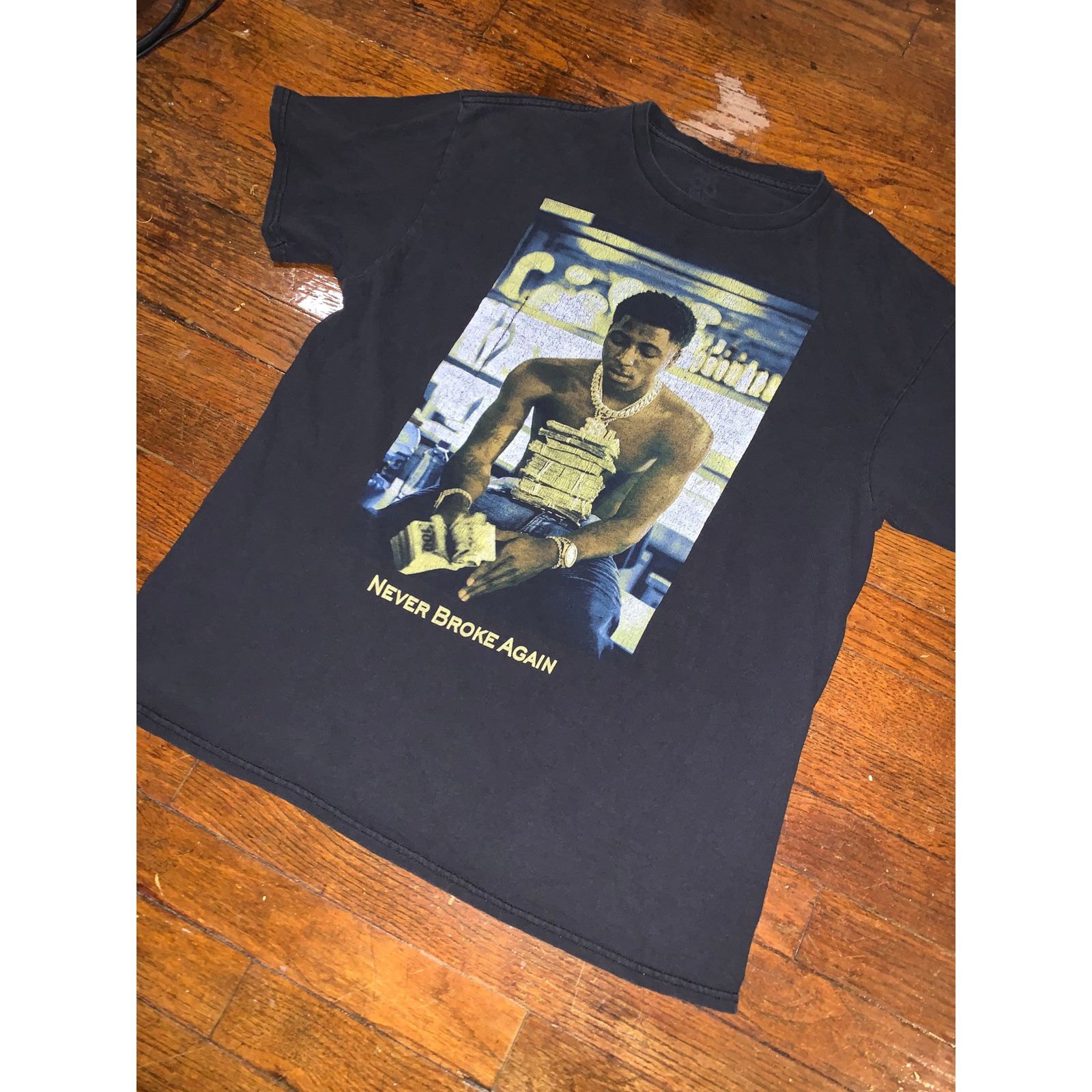 Band Tees NBA YoungBoy Never Broke Again T Shirt Black Graphic Tee M Size US M / EU 48-50 / 2 - 3 Thumbnail