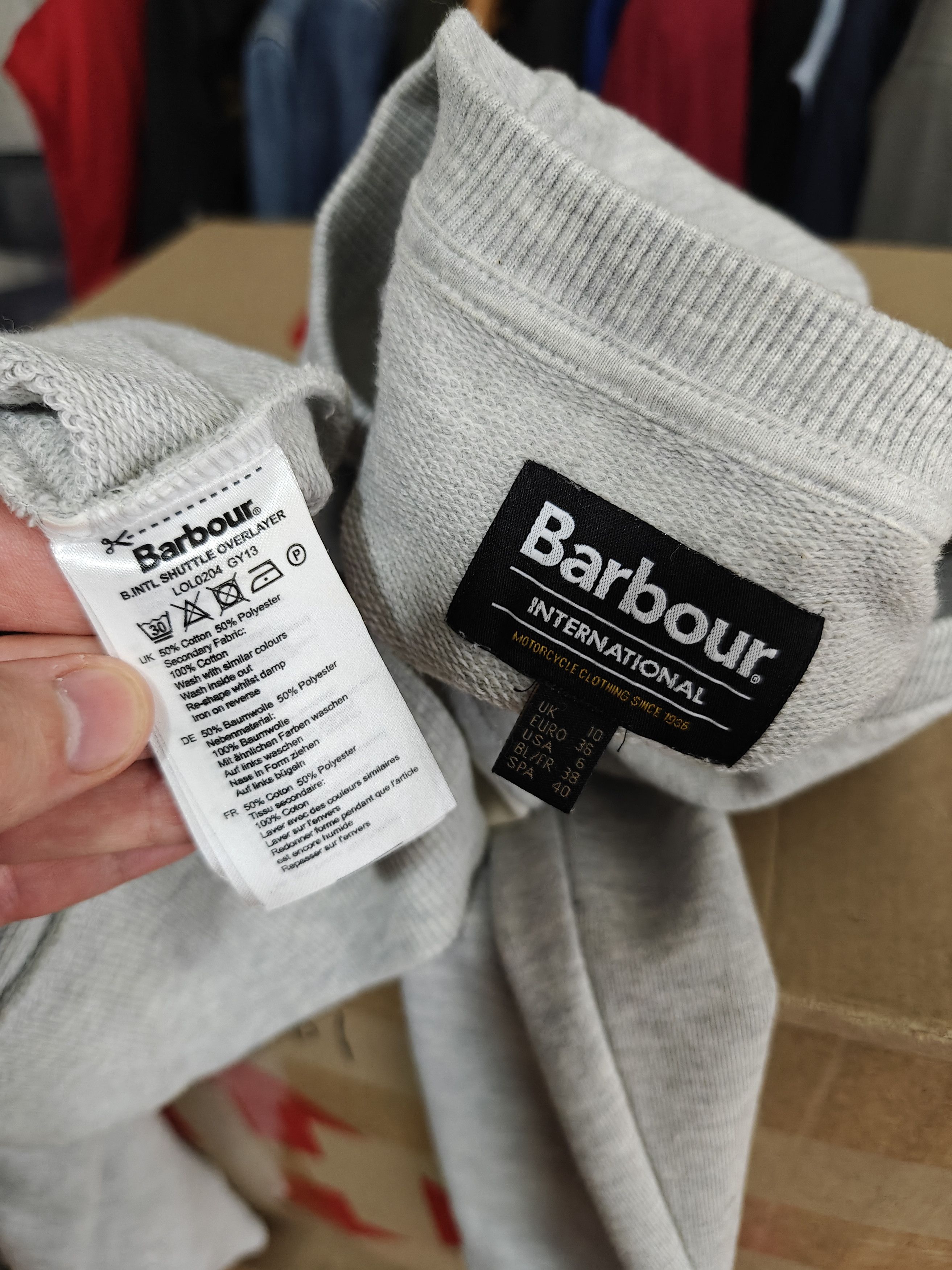 Barbour Barbour International Sweatshirt Shuttle Overlayer Pullover Size M / US 6-8 / IT 42-44 - 9 Thumbnail