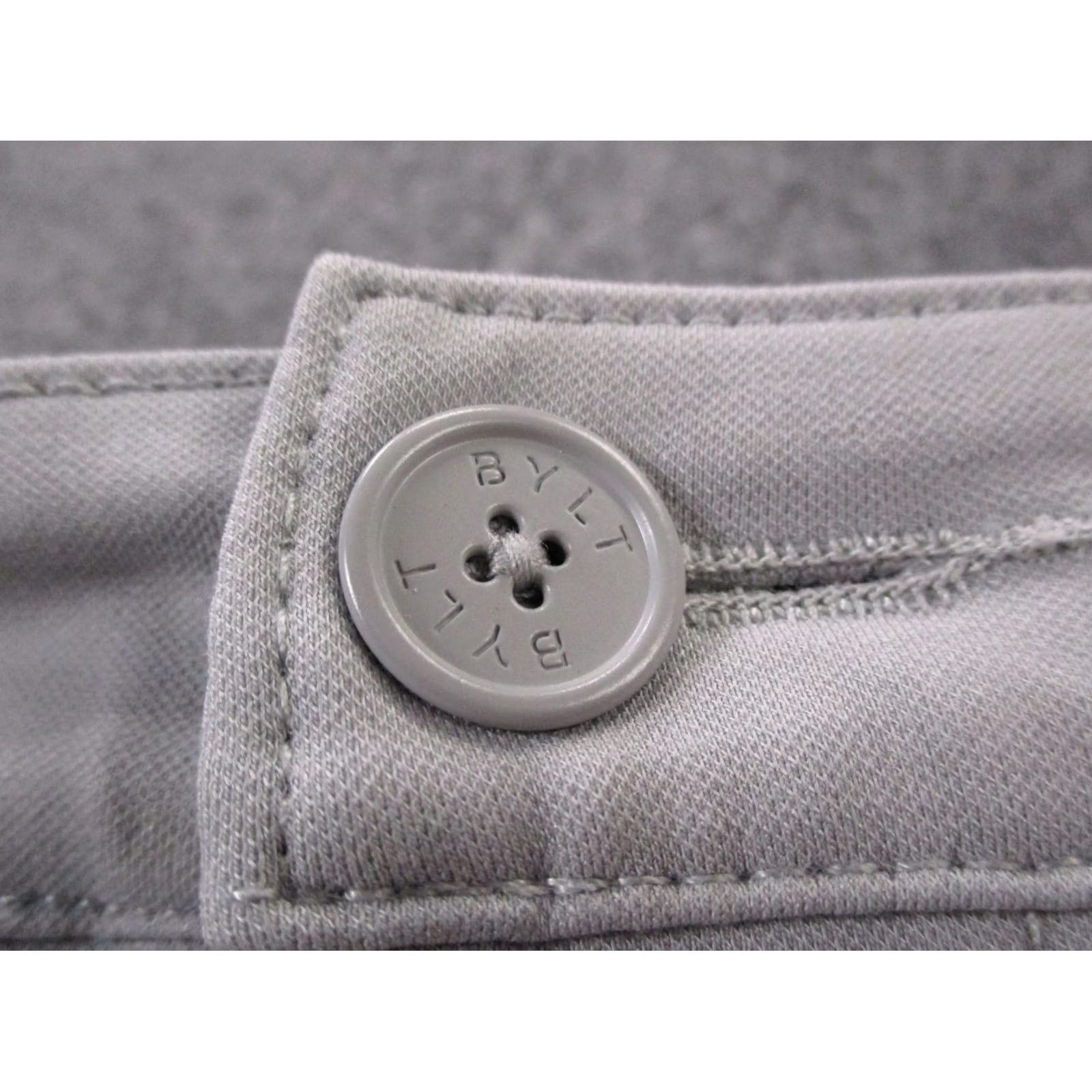 Vintage BYLT Pants Mens 31 Gray Chino Everyday Pant 2.0 Slim Straight Stretch Size US 31 - 7 Thumbnail