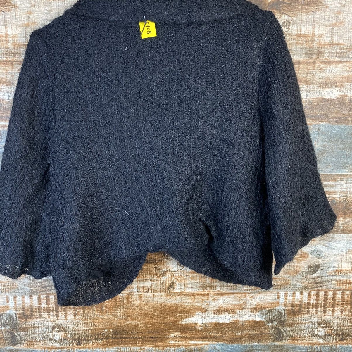 Barneys New York DL Baneys New York Black mohair Cardigan Knitwear #C908 Size S / US 4 / IT 40 - 14 Thumbnail