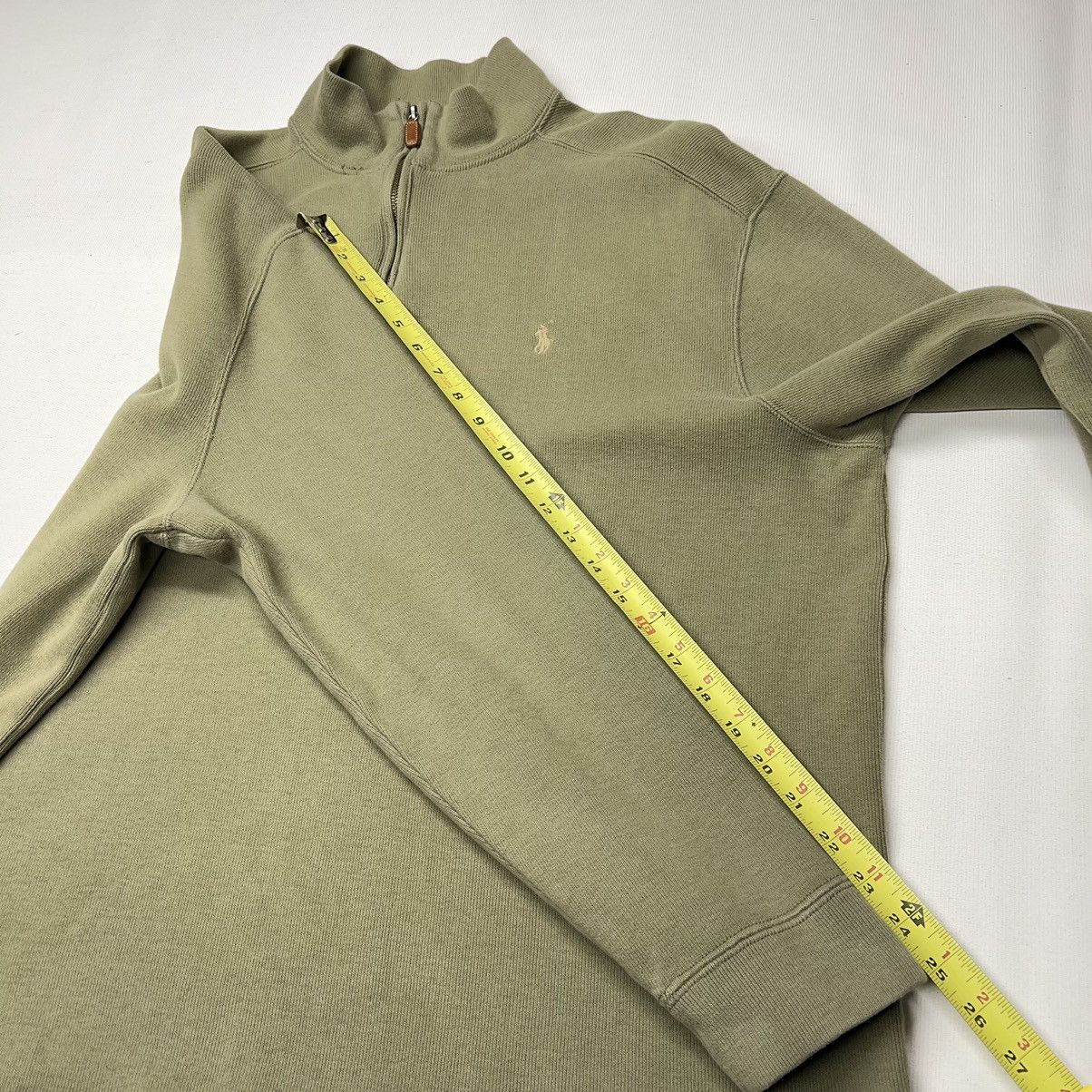 Polo Ralph Lauren Polo Ralph Lauren Sweater Green 1/4 Zip Pullover Quarter Size US XL / EU 56 / 4 - 18 Thumbnail