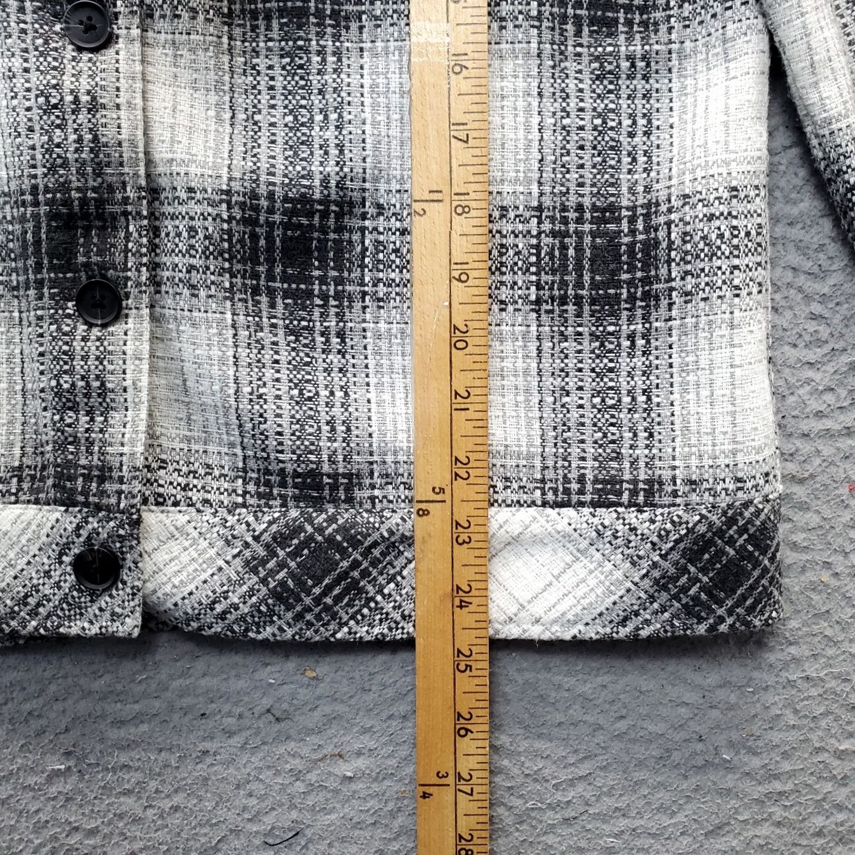 Vintage Boston Traders Shacket Womens Size S Multi Plaid Long Sleeve Chest Pocket Collared Jacket Size S / US 4 / IT 40 - 5 Thumbnail