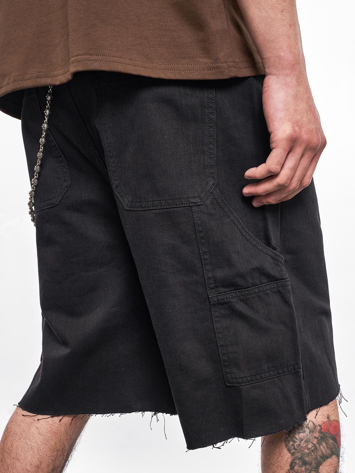 Carpenter Black Cargo Shorts